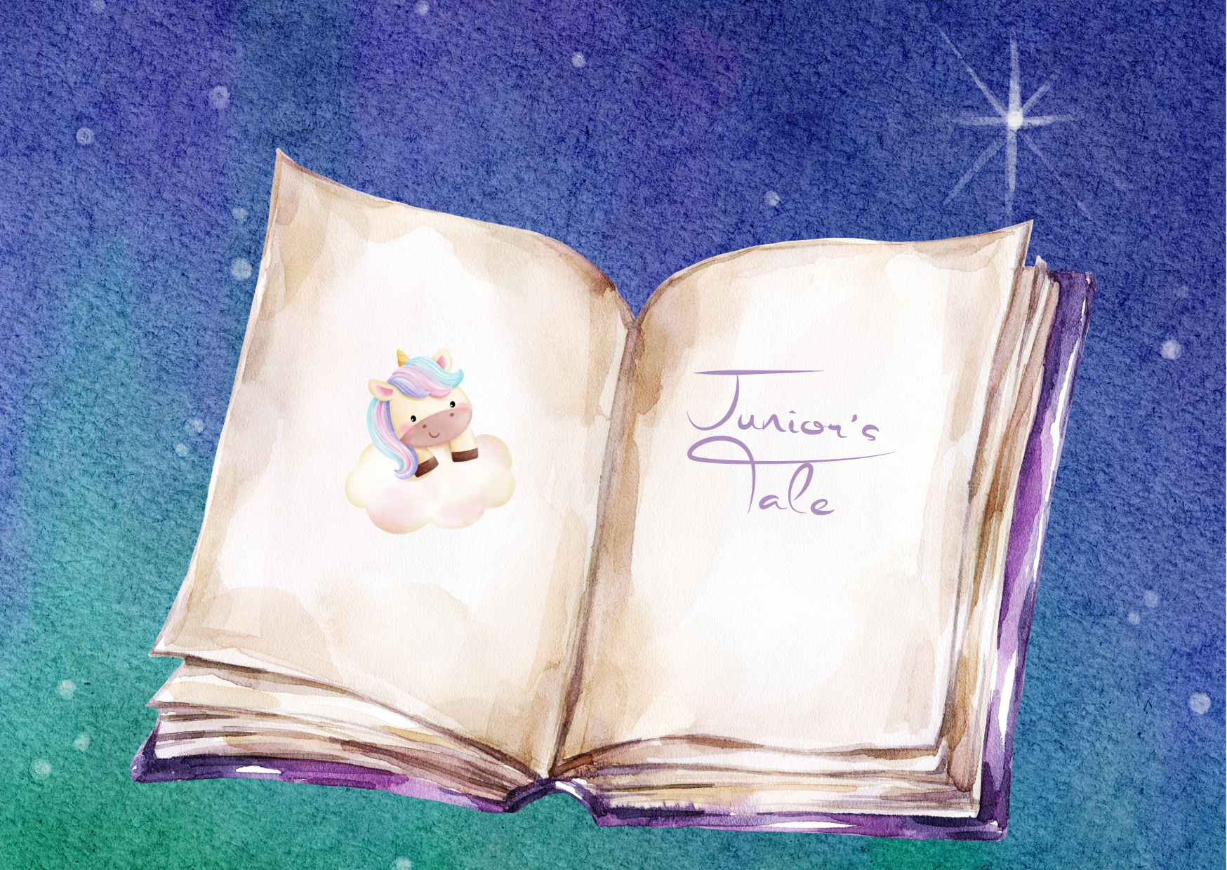 The Dreamer's Bookshop "Yunior's Tale" Welcome Baby Card - The Dreamer's Bookshop.