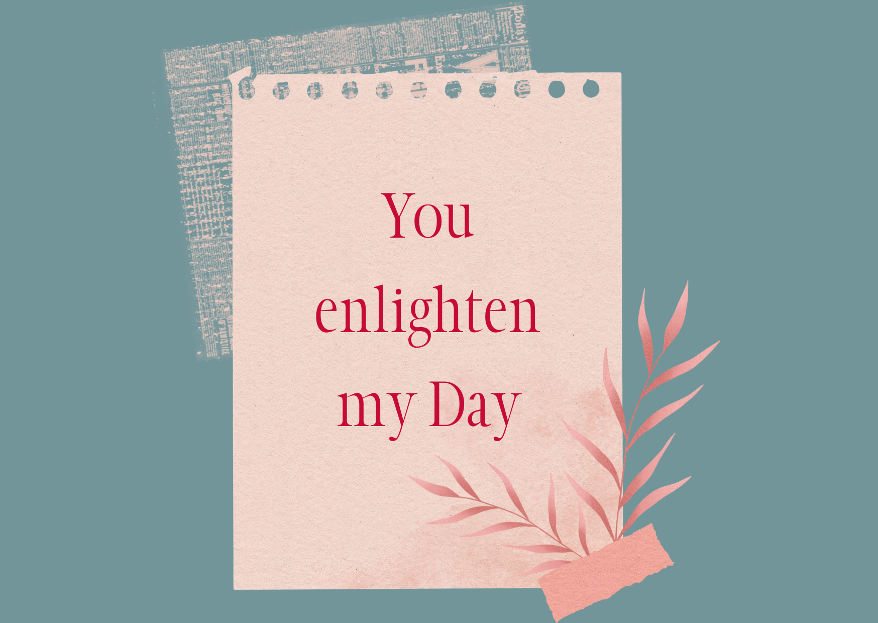 The Dreamer's Bookshop "Enlighten" Appreciation Card - The Dreamer's Bookshop.