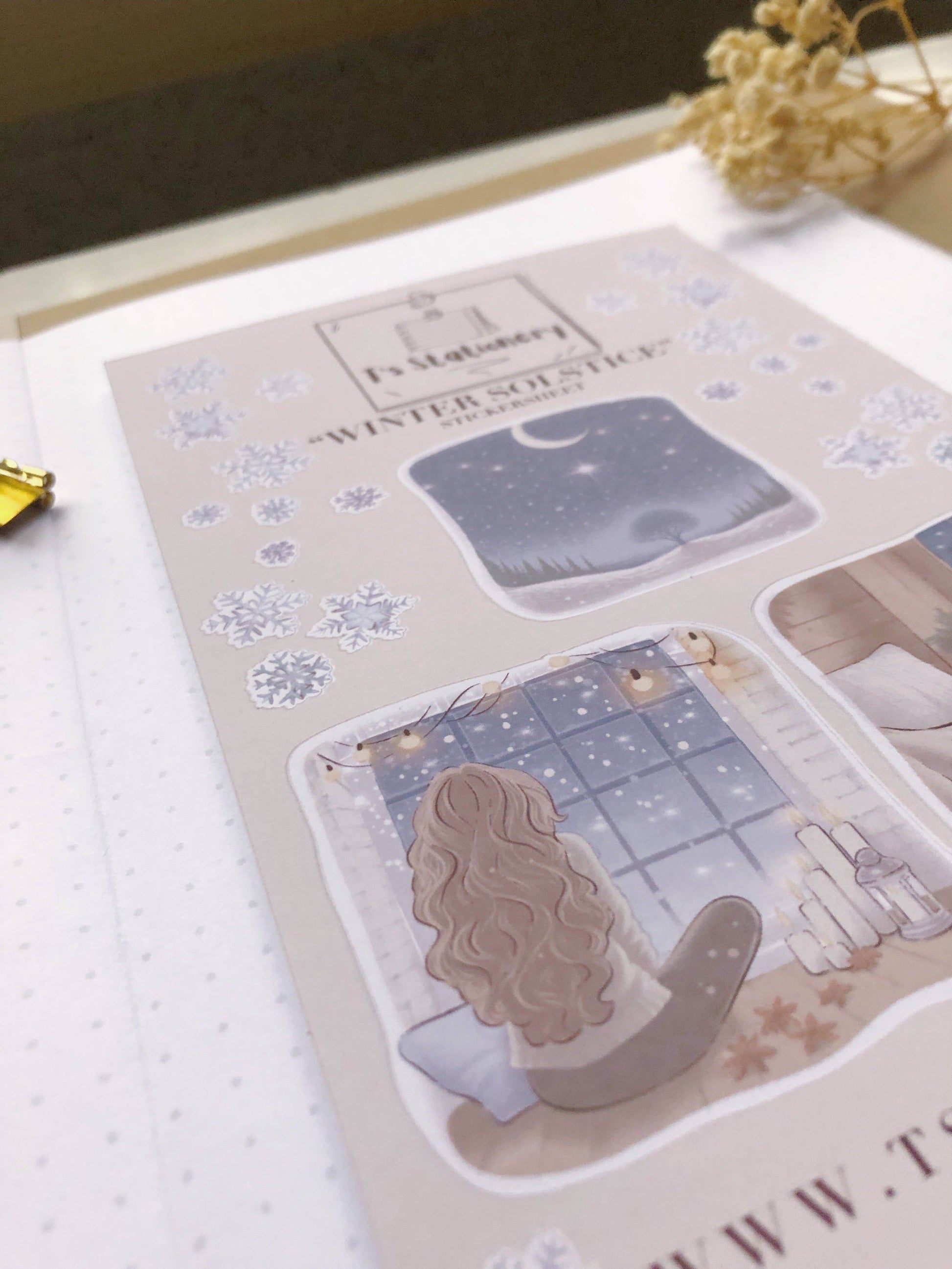 T's Stationery - „Winterzonnewende” - The Dreamer's Bookshop.