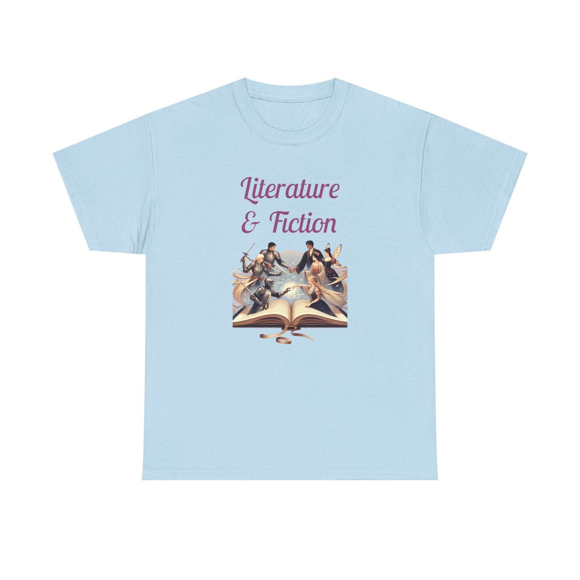 Fiction - Graphic Tee - Unisex Heavy Cotton T-Shirt Literature Books - The Dreamer's Bookshop.