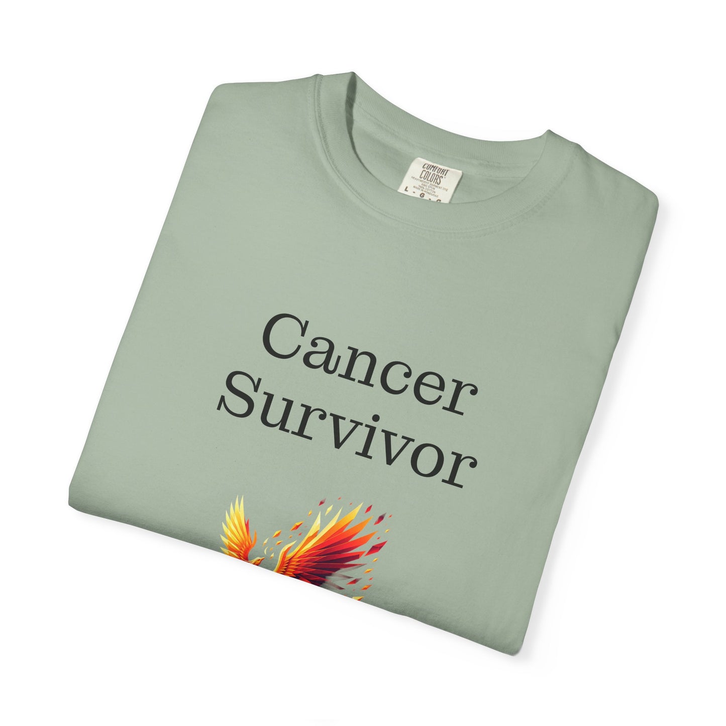 Cancer Survivor Unisex Garment-Dyed T-shirt - Inspirational Motivational Tee