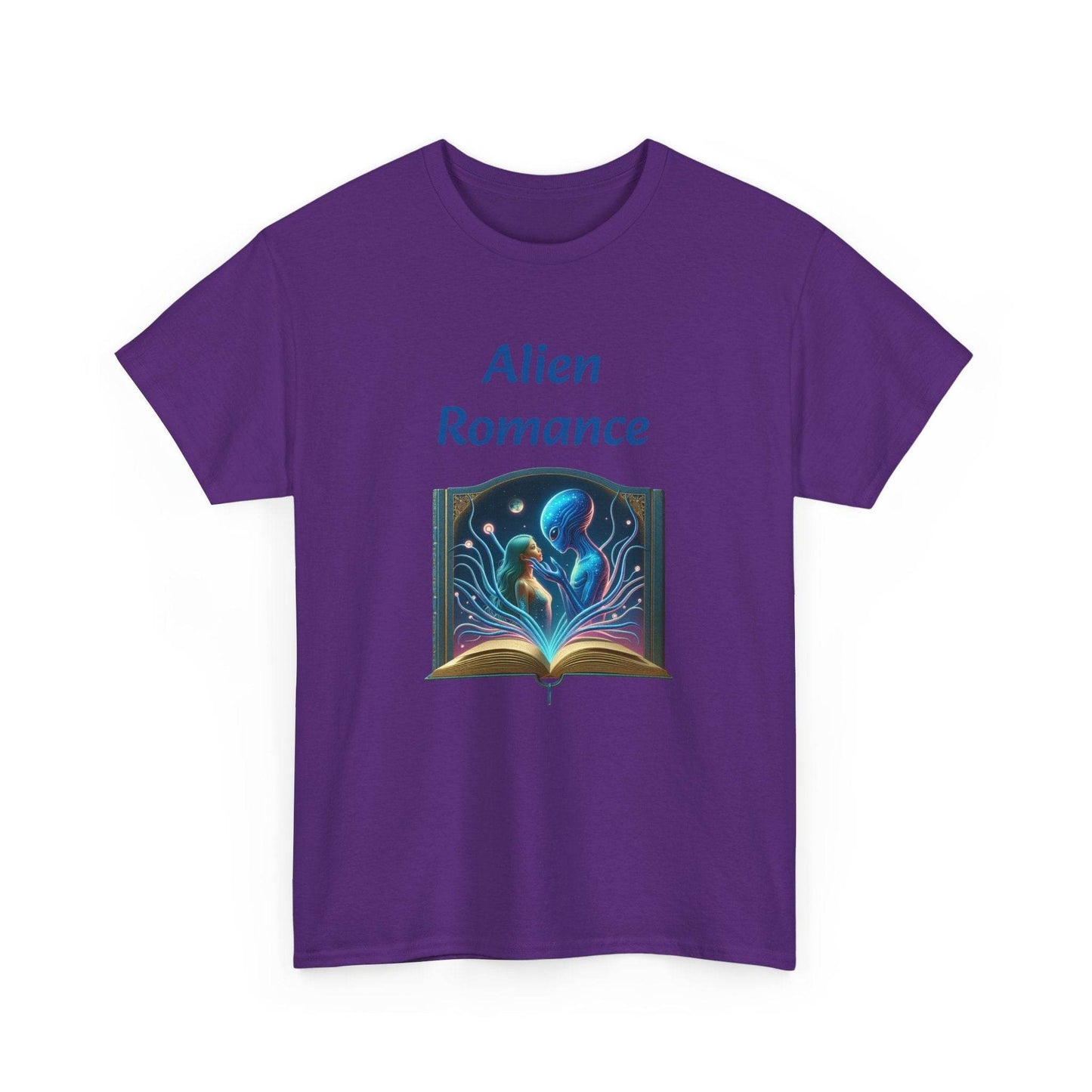 Sci-Fi - Graphic Tee - Unisex Heavy Cotton T-Shirt Alien Romance Books - The Dreamer's Bookshop.
