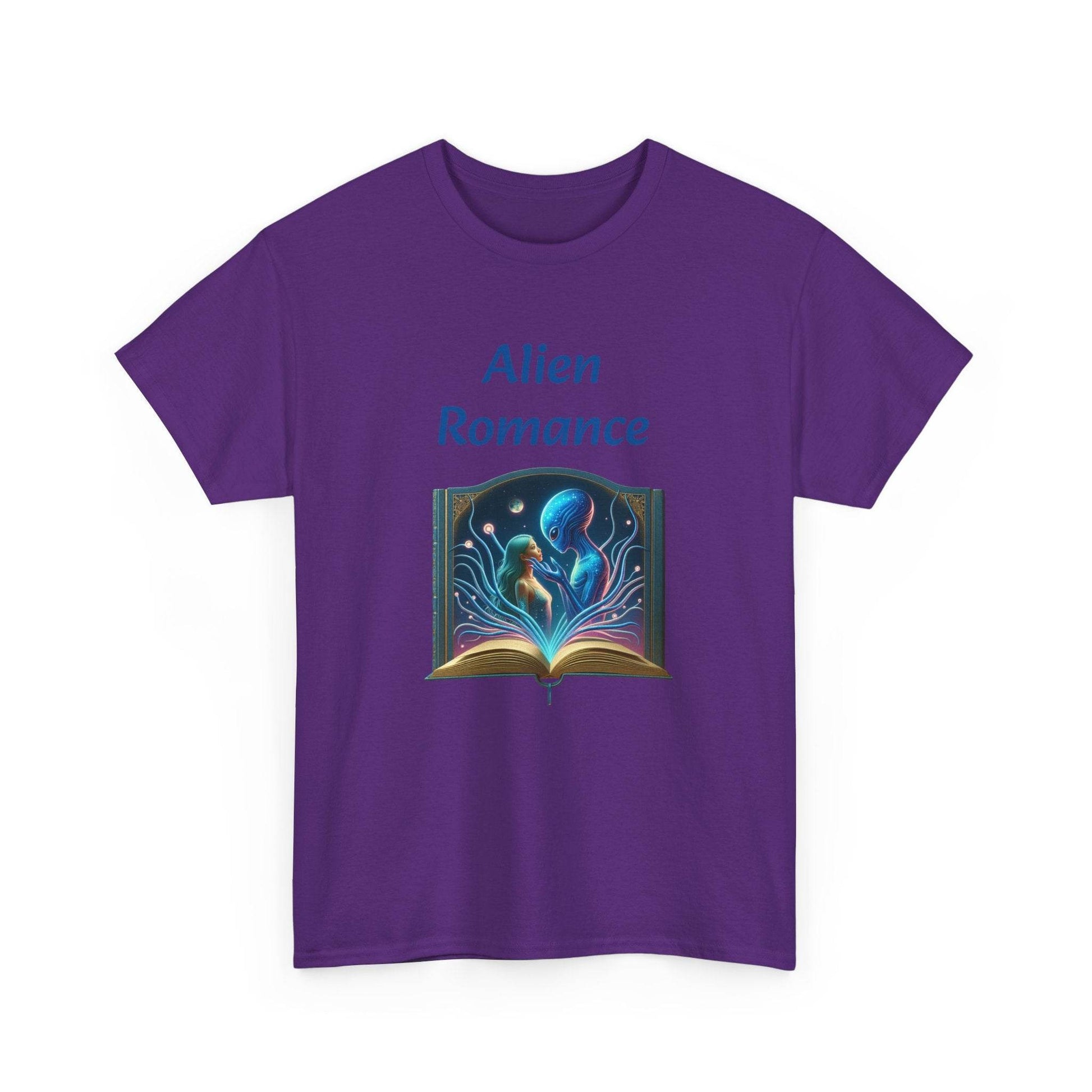 Sci-Fi - Graphic Tee - Unisex Heavy Cotton T-Shirt Alien Romance Books - The Dreamer's Bookshop.