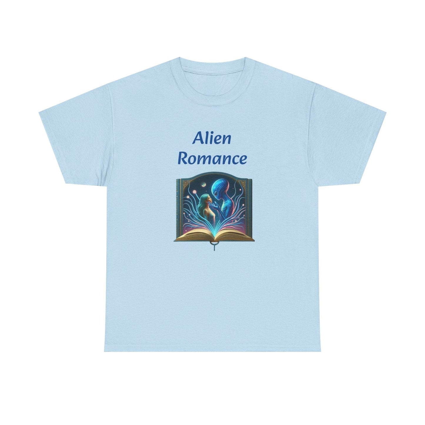 Sci-Fi - Graphic Tee - Unisex Heavy Cotton T-Shirt Alien Romance Books - The Dreamer's Bookshop.