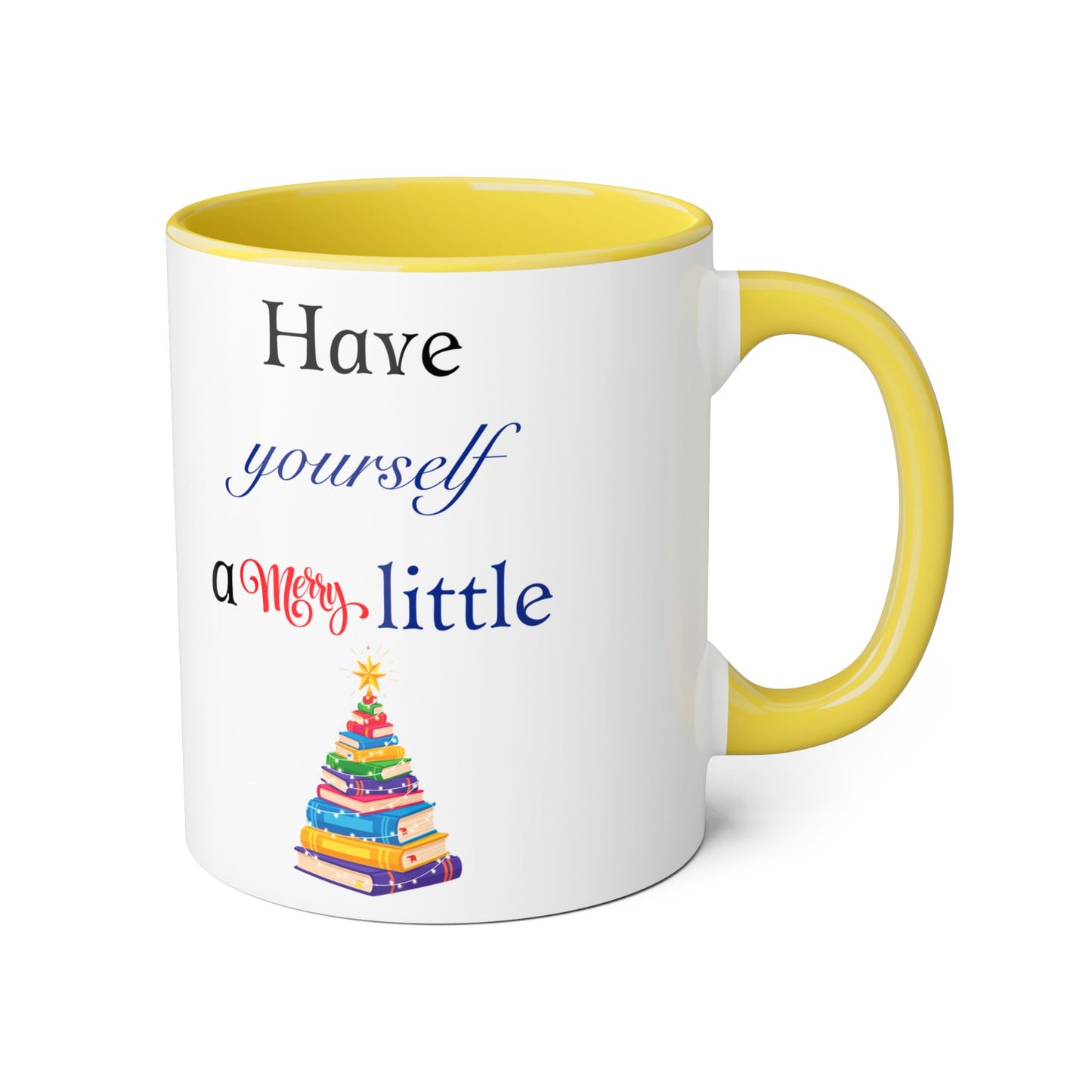 A Merry Little Bookmas Mug - 11oz Cup for Coffee Lovers
