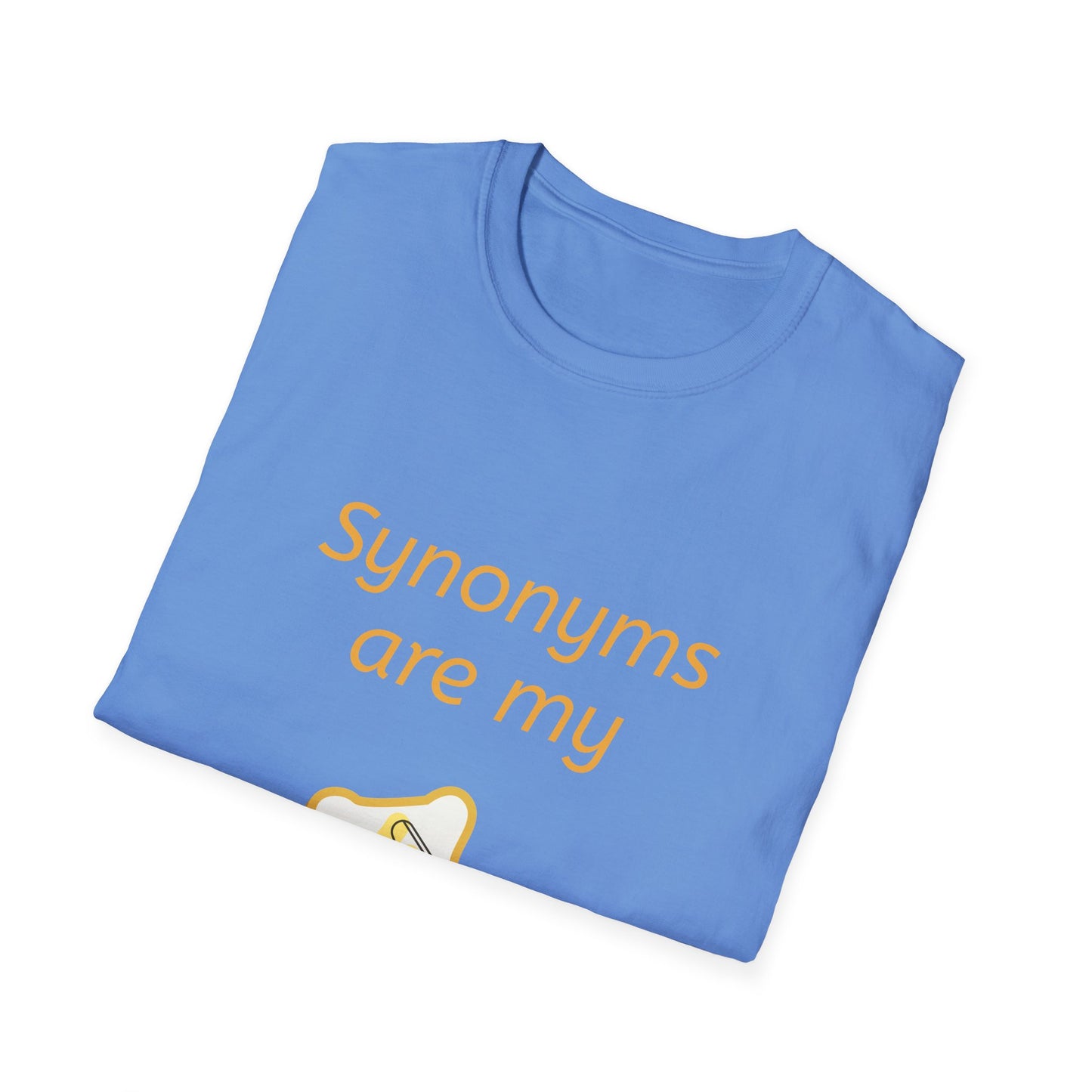 Funny "Synonyms Are My Jam" T-Shirt for Word Lovers - The Dreamer's Bookshop.