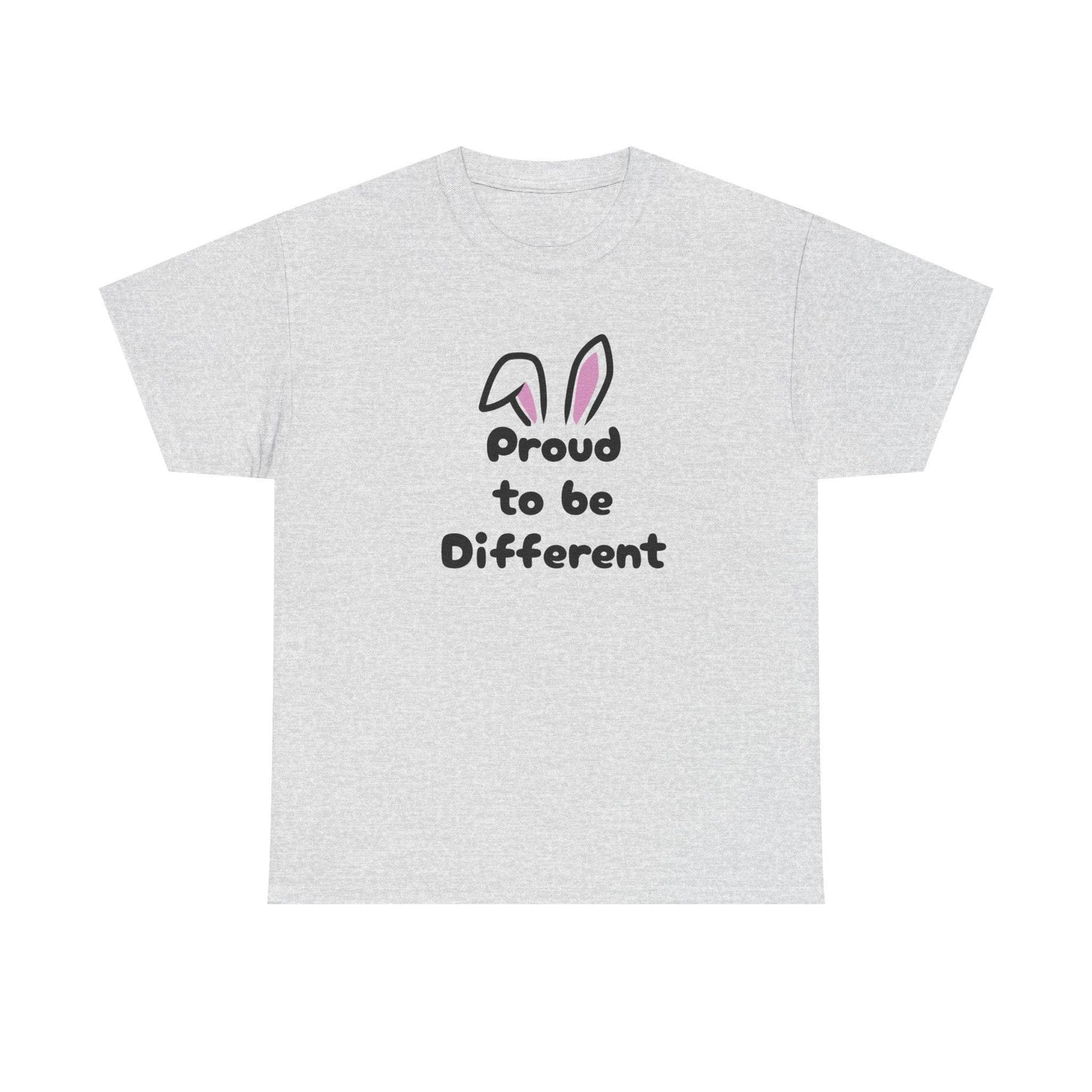 Proud to be Different Unisex Heavy Cotton Tee - Celebrate Individuality & Self-Expression - The Dreamer's Bookshop.
