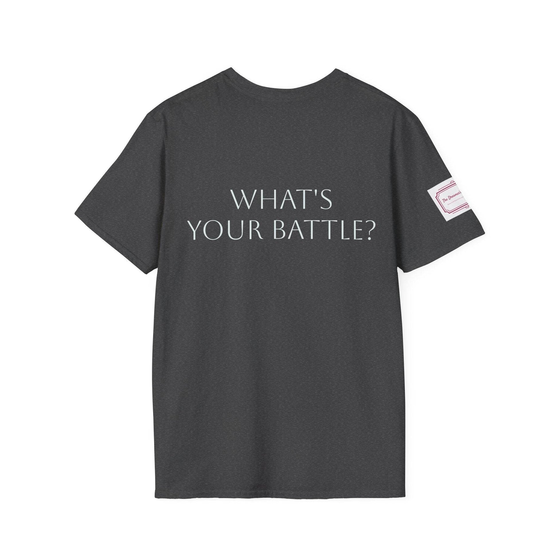 Cancer Warrior Unisex Softstyle T-Shirt - Empowering Graphic Tee for Women's Health Awarenes - The Dreamer's Bookshop.