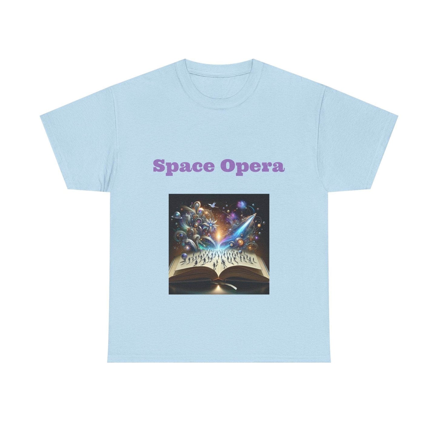 Space Opera - Unisex Heavy Cotton Tee - Sci-Fi Books - The Dreamer's Bookshop.