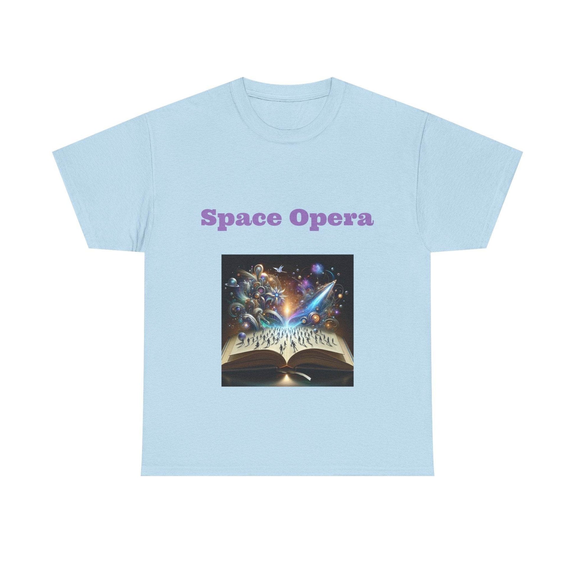 Space Opera - Unisex Heavy Cotton Tee - Sci-Fi Books - The Dreamer's Bookshop.