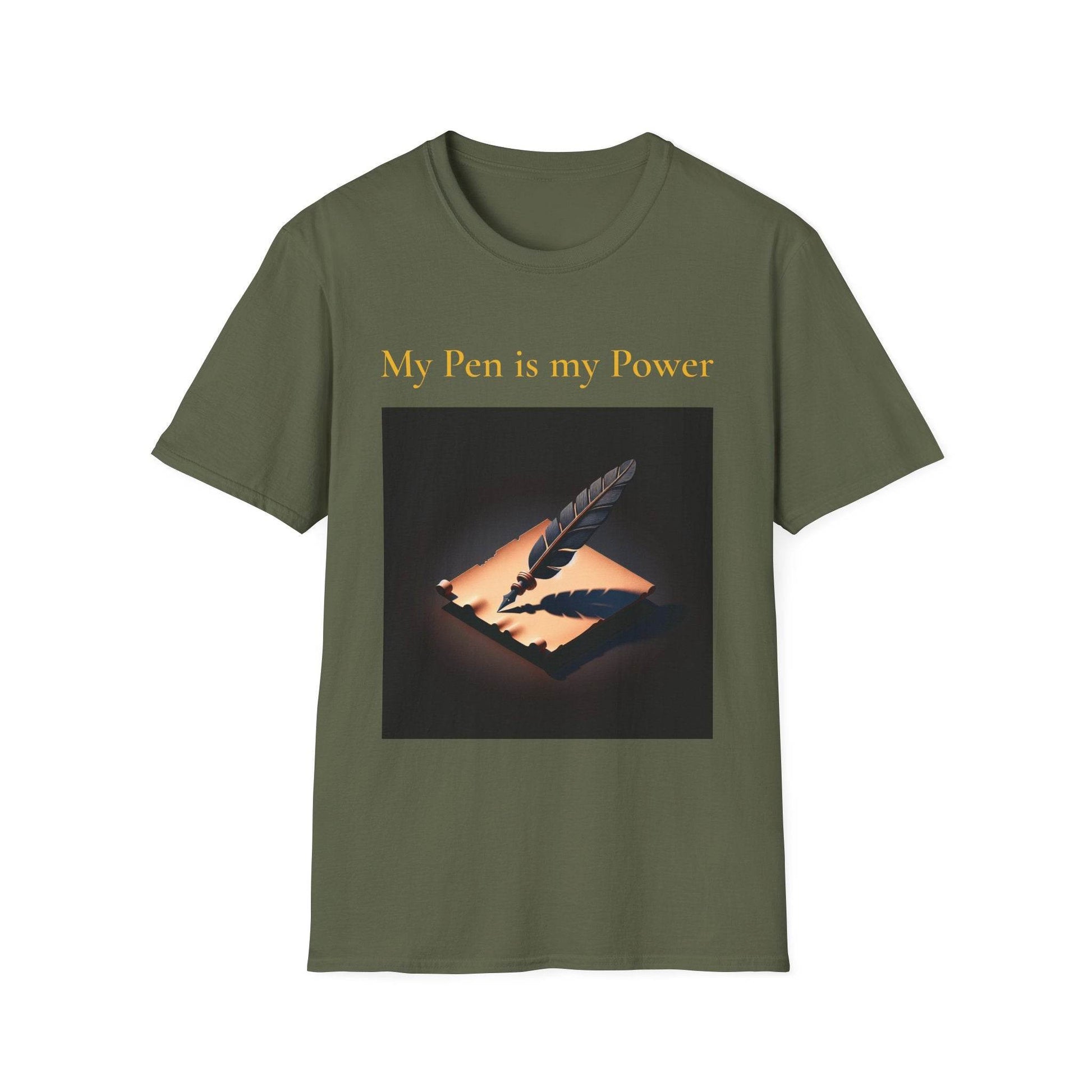 Unisex Softstyle T-Shirt - 'My Pen' - The Dreamer's Bookshop.