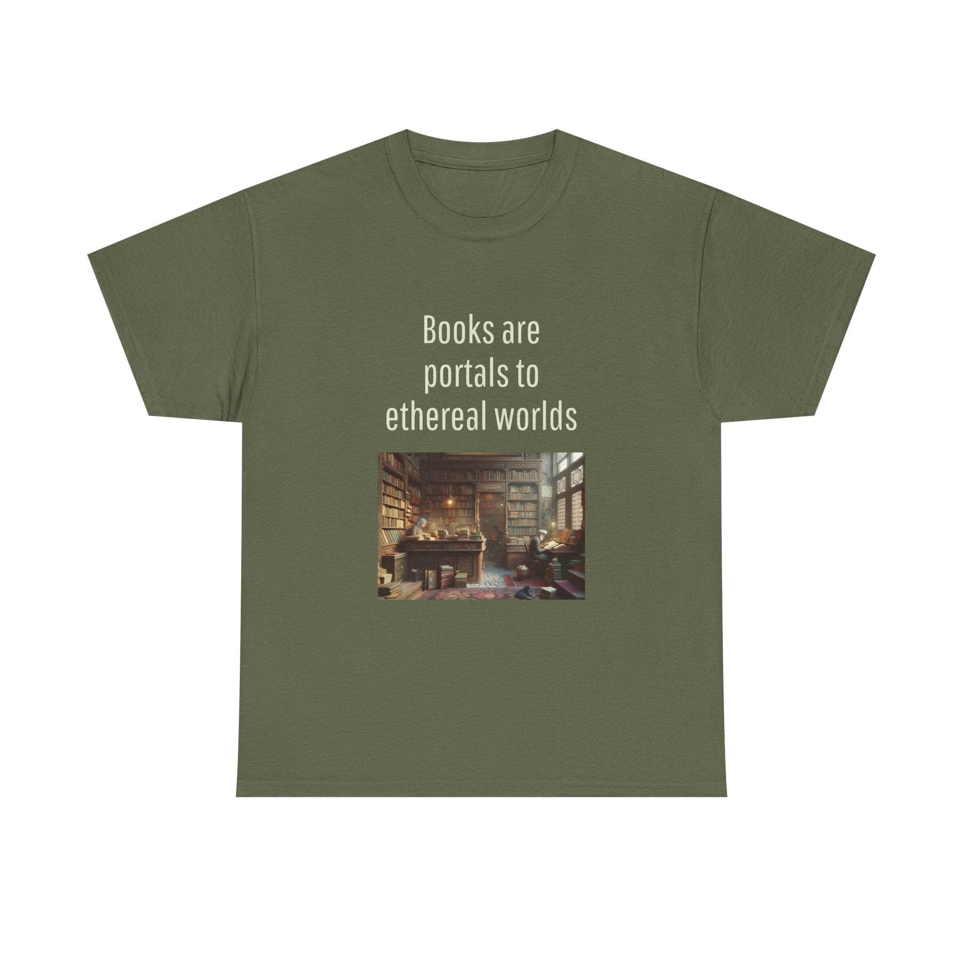 Portals - Unisex Heavy Cotton Tee - Creative Apparel - The Dreamer's Bookshop.
