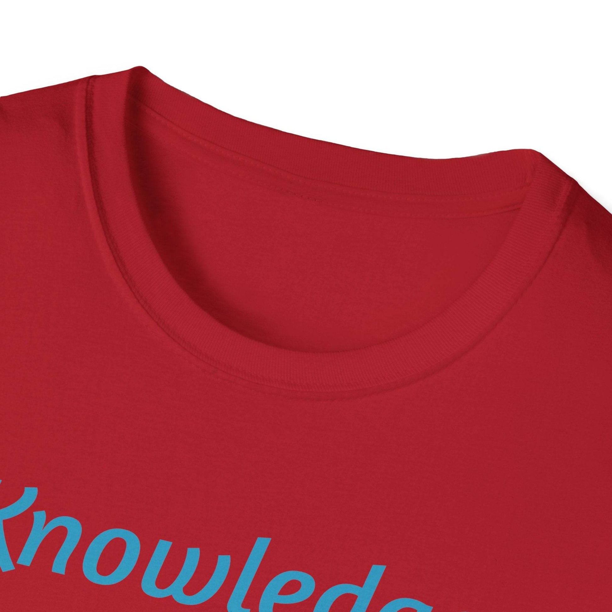 Knowledge Keeper Graphic T-Shirt - Unisex Softstyle Tee, Owl Design - Proud Reader - The Dreamer's Bookshop.