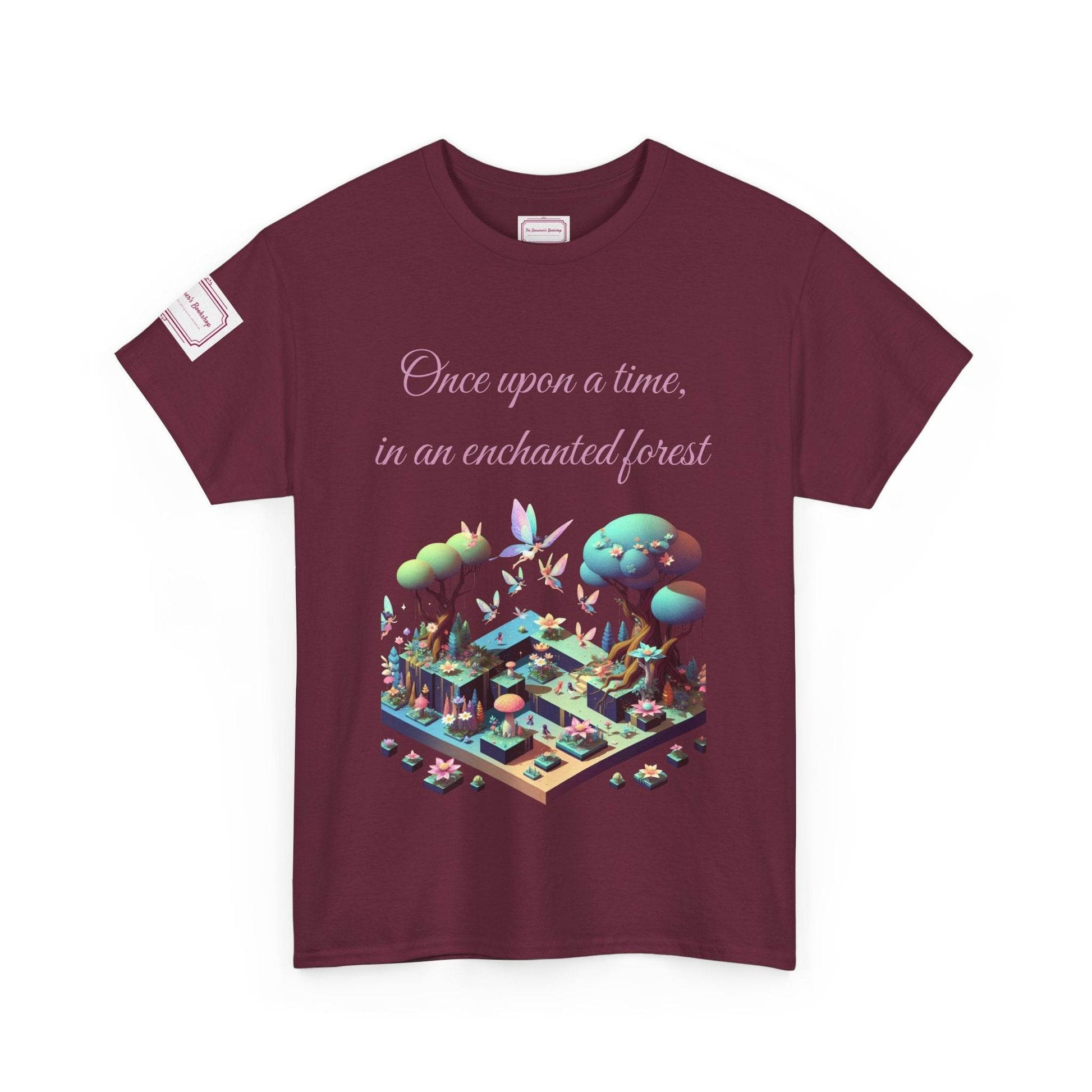 Enchanted Forest - Unisex Heavy Cotton Tee - Perfect for Book Lovers - The Dreamer's Bookshop.