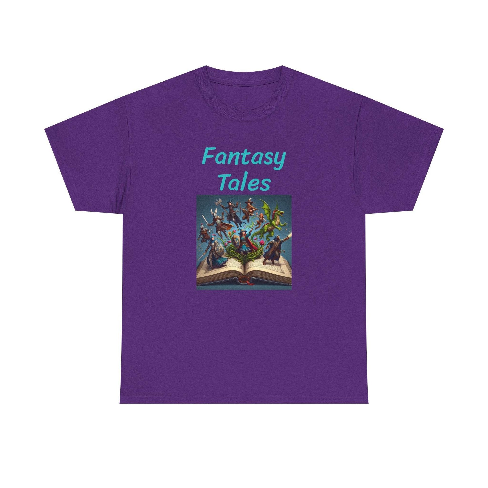 Magic - Graphic Tee - Unisex Heavy Cotton T-Shirt - Fantasy Tales - The Dreamer's Bookshop.