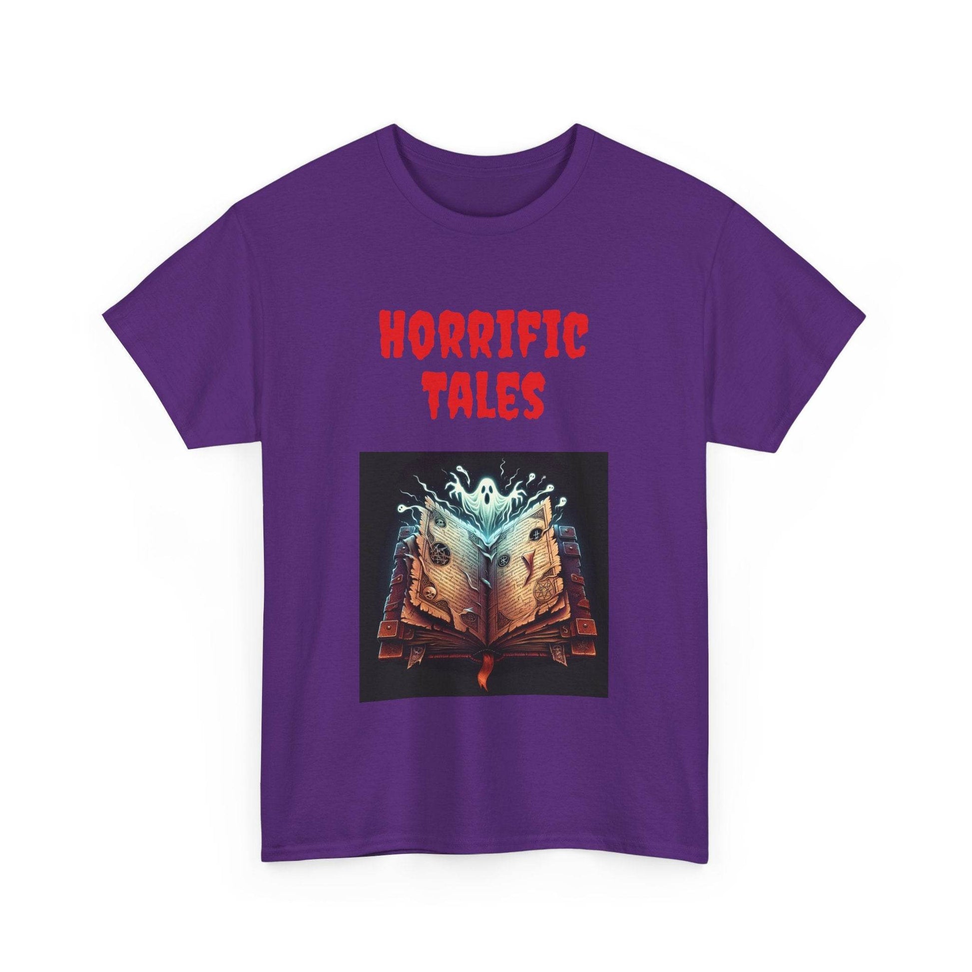 Horrific Tales - A Unisex Heavy Cotton Tee - Perfect for Book Lovers - The Dreamer's Bookshop.