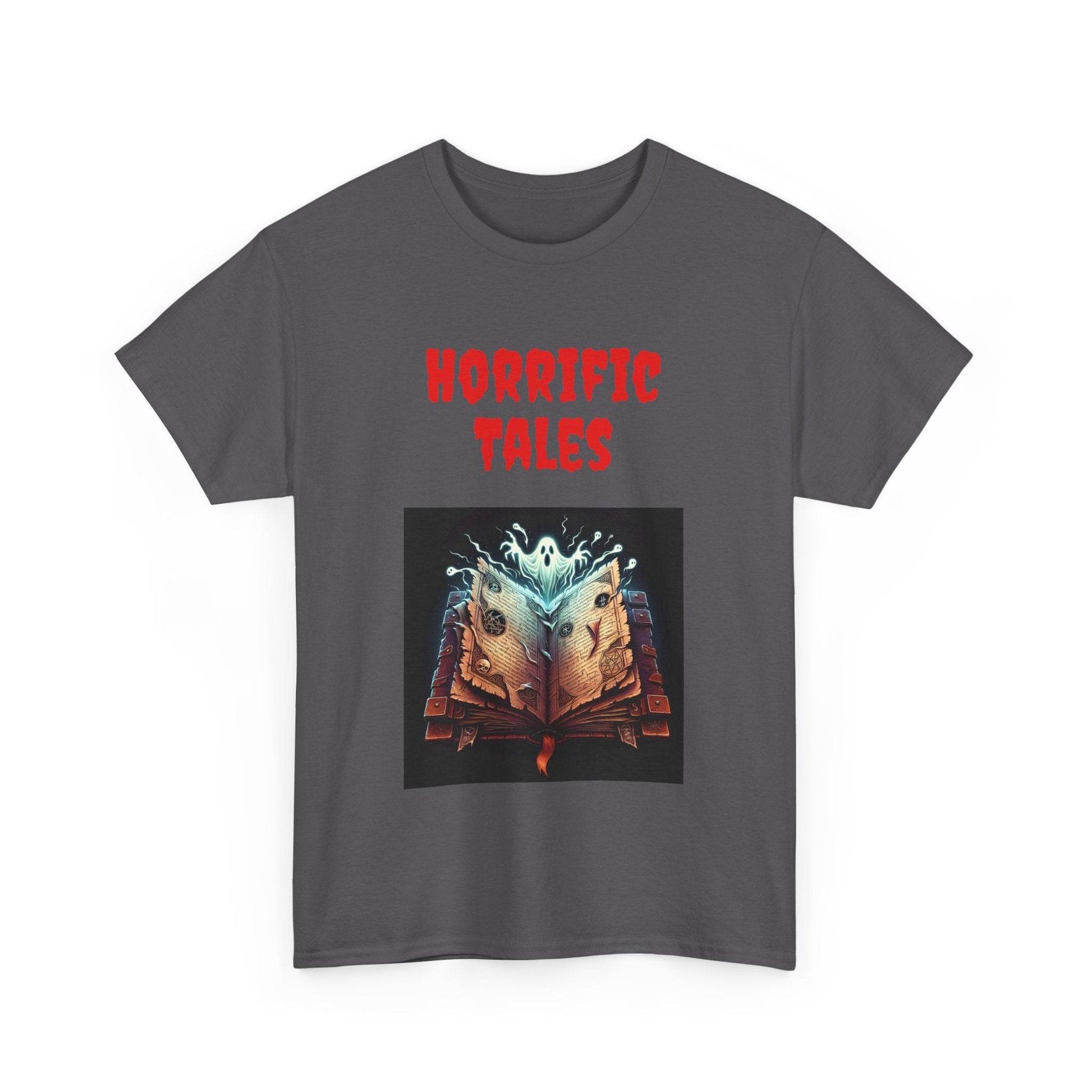 Horrific Tales - A Unisex Heavy Cotton Tee - Perfect for Book Lovers - The Dreamer's Bookshop.