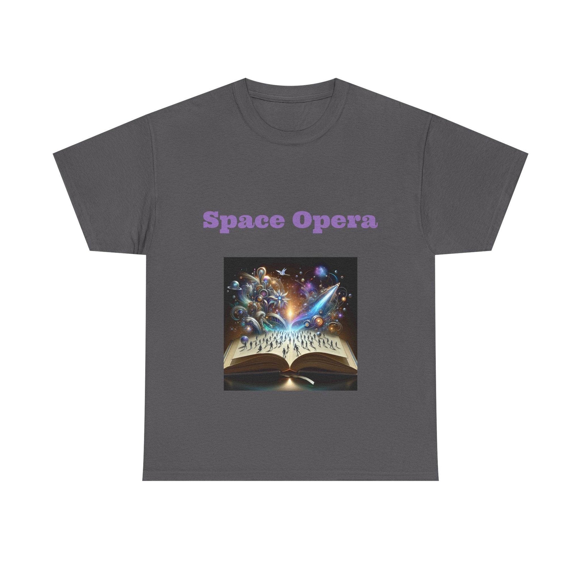 Space Opera - Unisex Heavy Cotton Tee - Sci-Fi Books - The Dreamer's Bookshop.