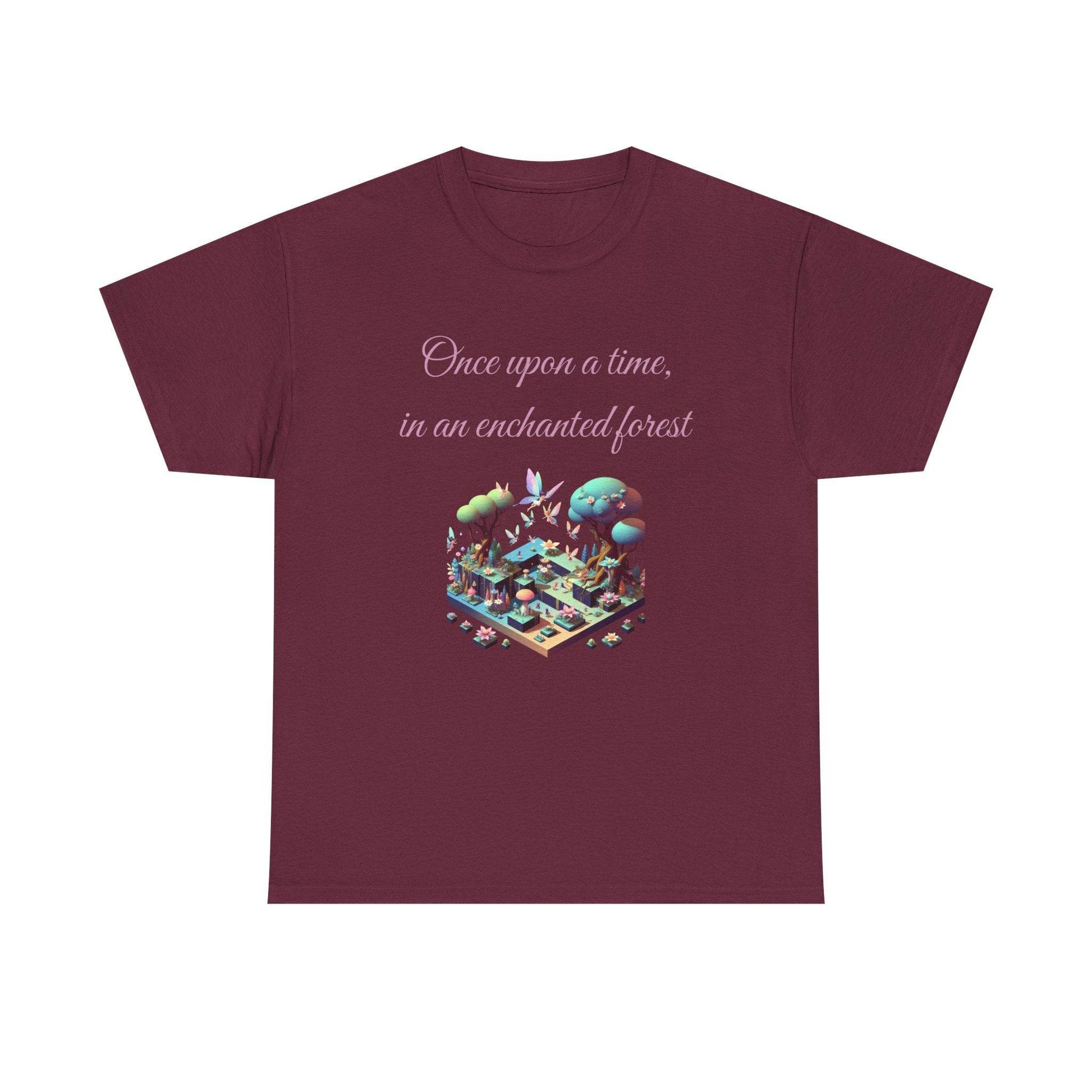 Enchanted Forest - A Unisex Heavy Cotton Tee - Perfect Gift for Book Lovers - The Dreamer's Bookshop.