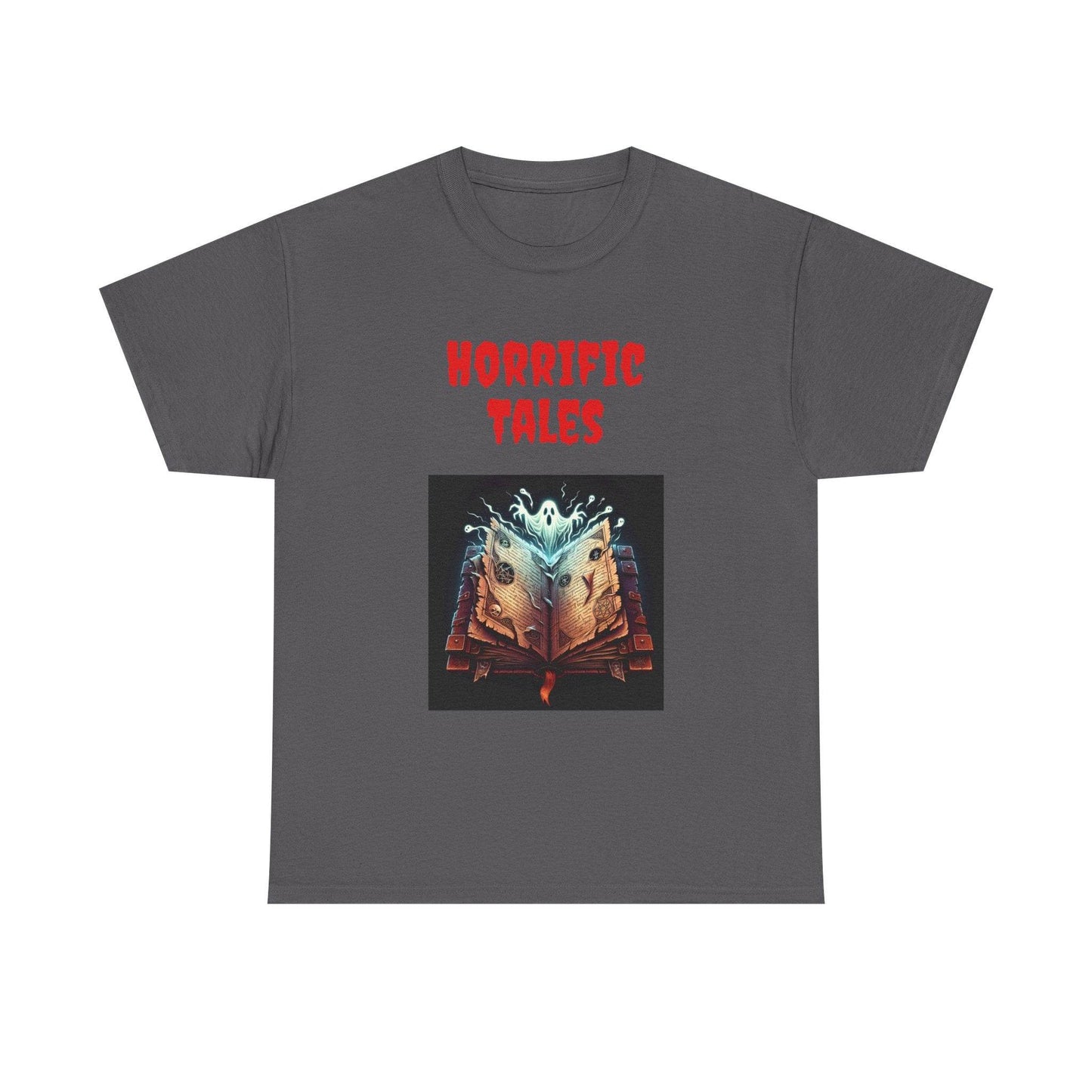 Horrific Tales - A Unisex Heavy Cotton Tee - Perfect for Book Lovers - The Dreamer's Bookshop.