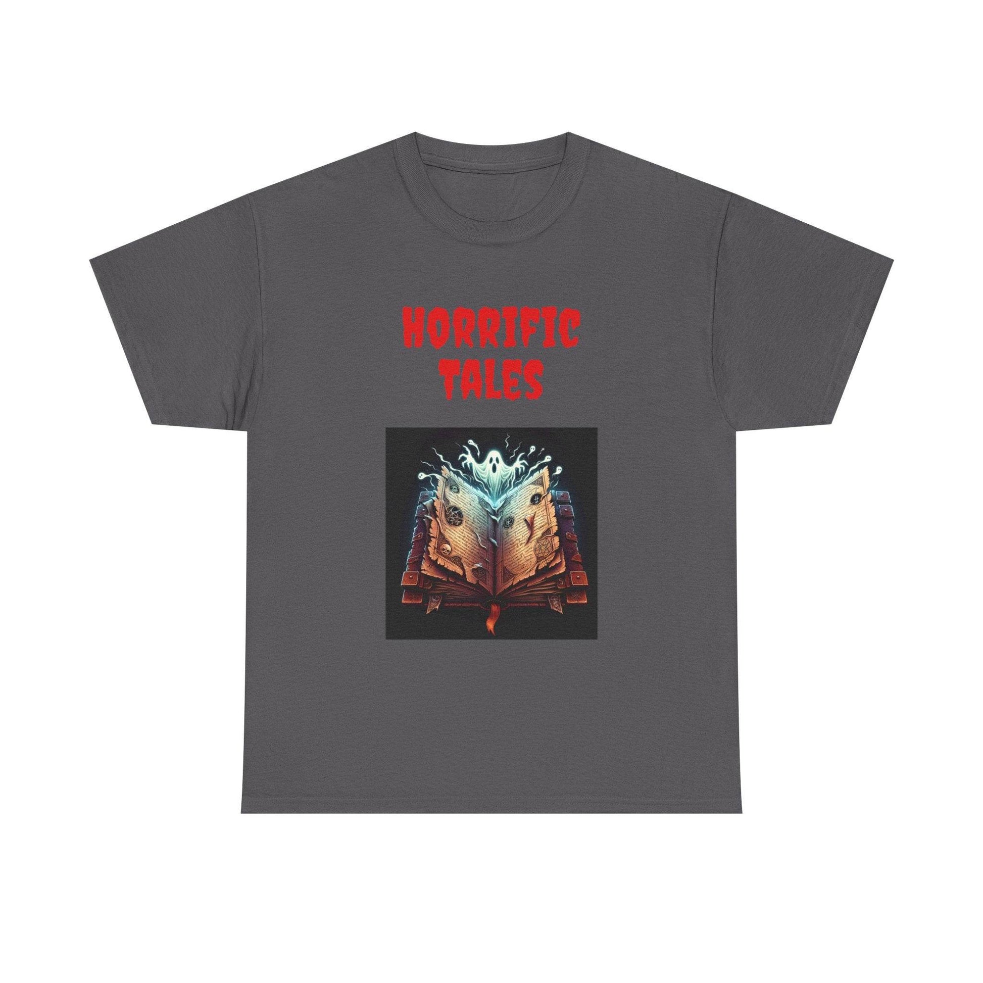 Horrific Tales - A Unisex Heavy Cotton Tee - Perfect for Book Lovers - The Dreamer's Bookshop.