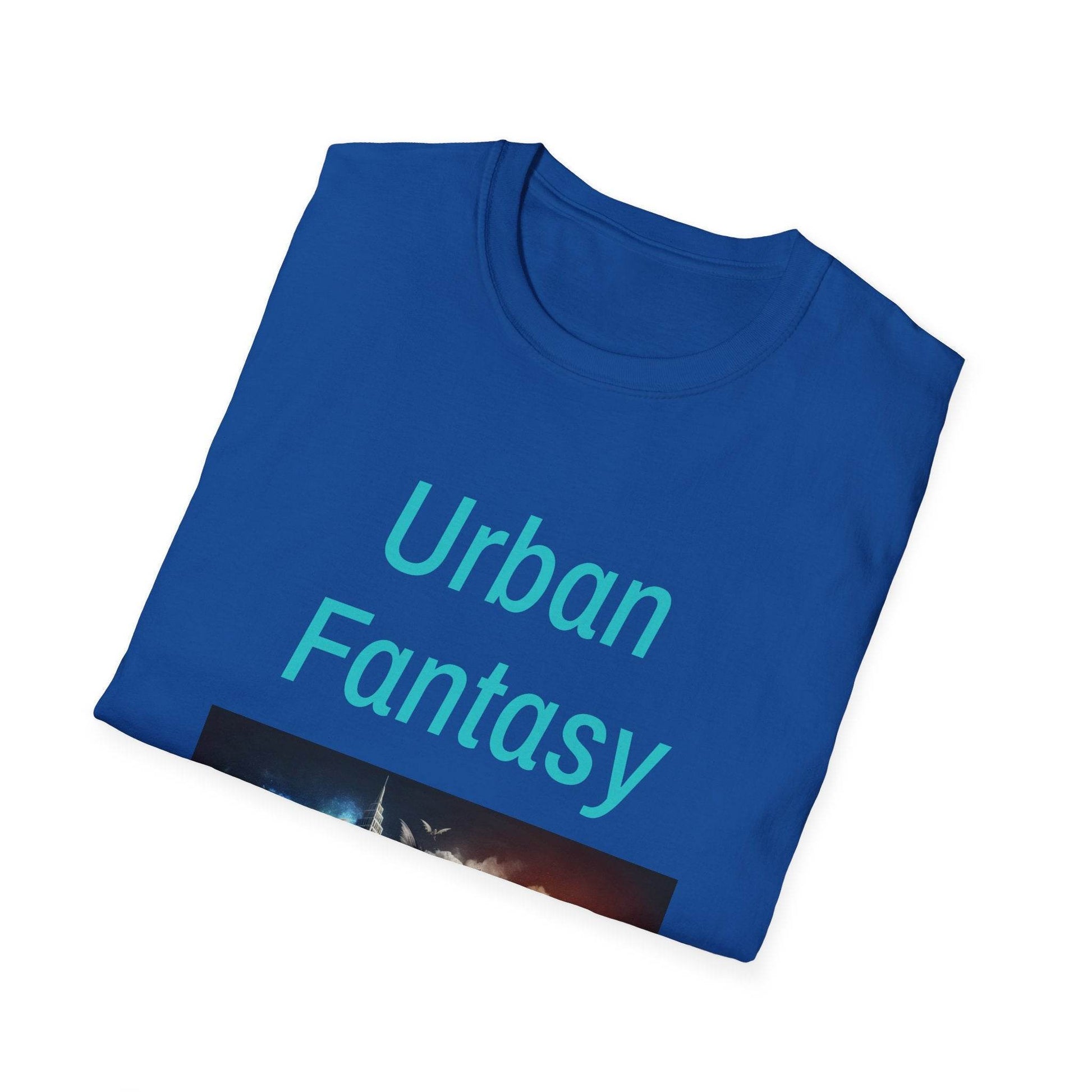 Urban Fantasy Unisex Softstyle T-Shirt - Magical Art Tee for Dreamers - The Dreamer's Bookshop.