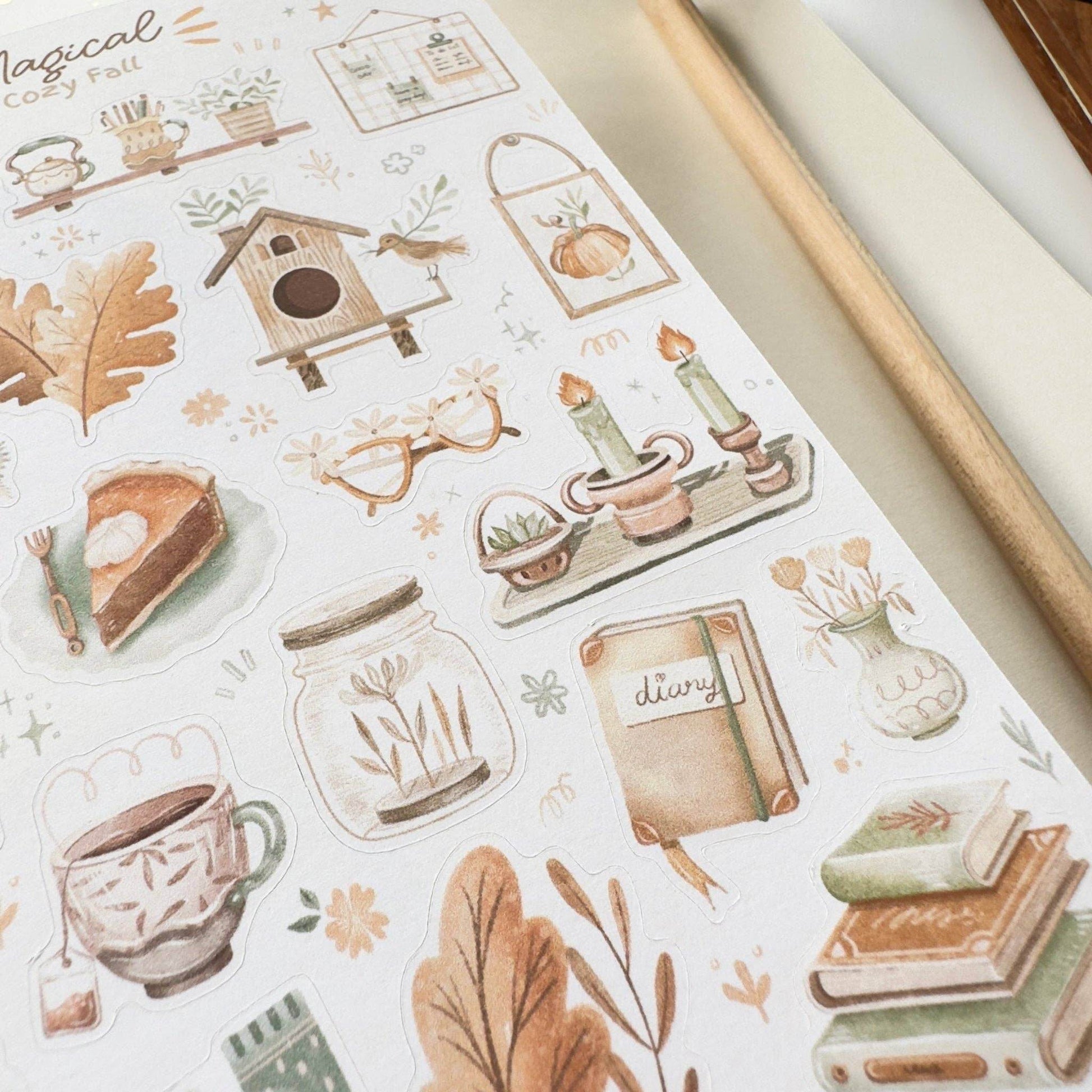 LETTOOn - Stickervel - Magical Cosy Fall - The Dreamer's Bookshop.