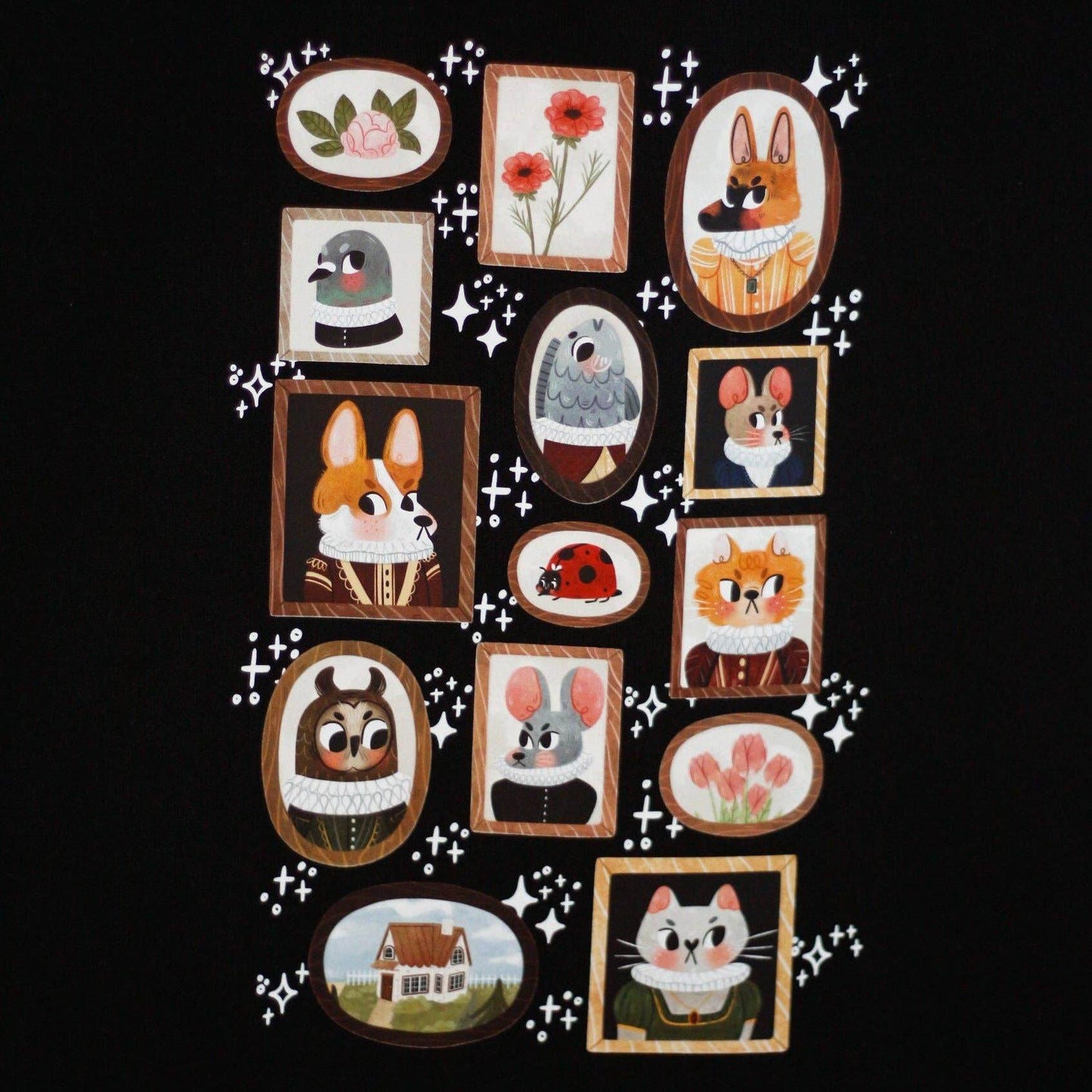 My Sweet Paper Card - Bucolic Frames - Draagtas - The Dreamer's Bookshop.