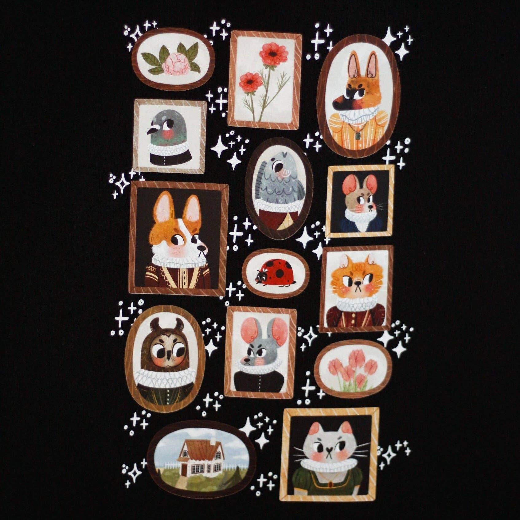 My Sweet Paper Card - Bucolic Frames - Draagtas - The Dreamer's Bookshop.