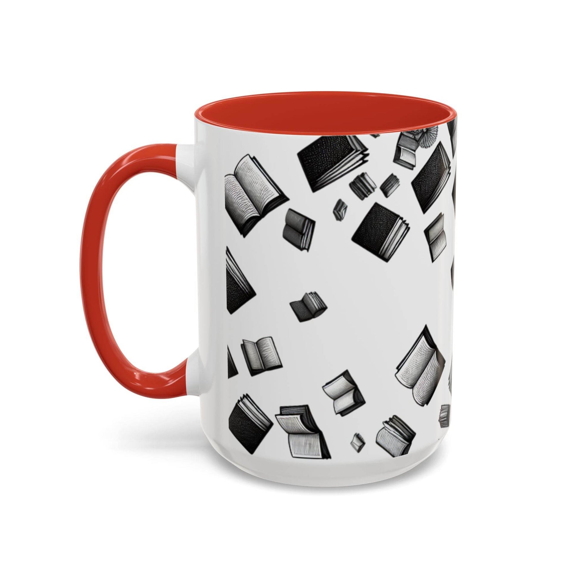 Books on My Mind Accent Coffee Mug - Perfect for Book Lovers - The Dreamer's Bookshop.