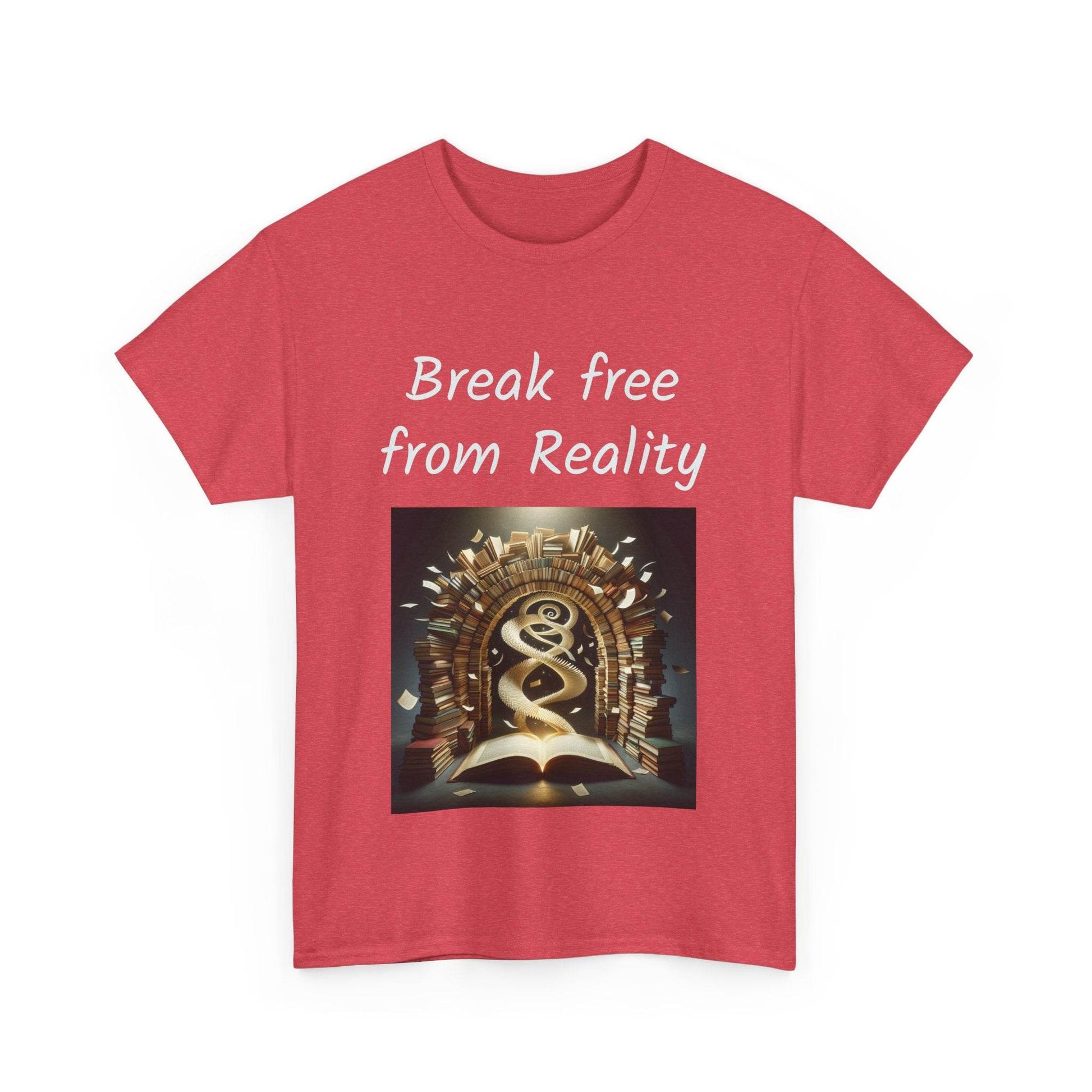 Break Free - Unisex Heavy Cotton Tee - Book Lovers - The Dreamer's Bookshop.
