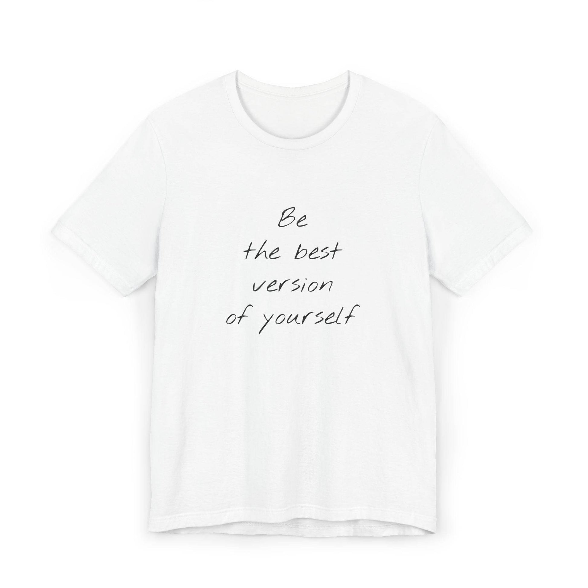Inspirational Unisex Jersey T-Shirt - Be The Best Vibe - The Dreamer's Bookshop.