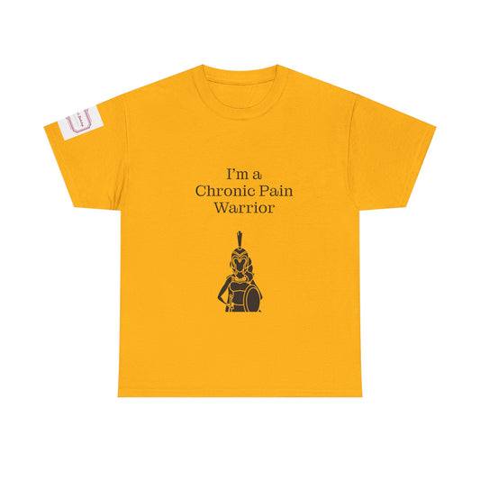 Chronic Pain Warrior Unisex Heavy Cotton Tee - Empowering Apparel for Health Awareness