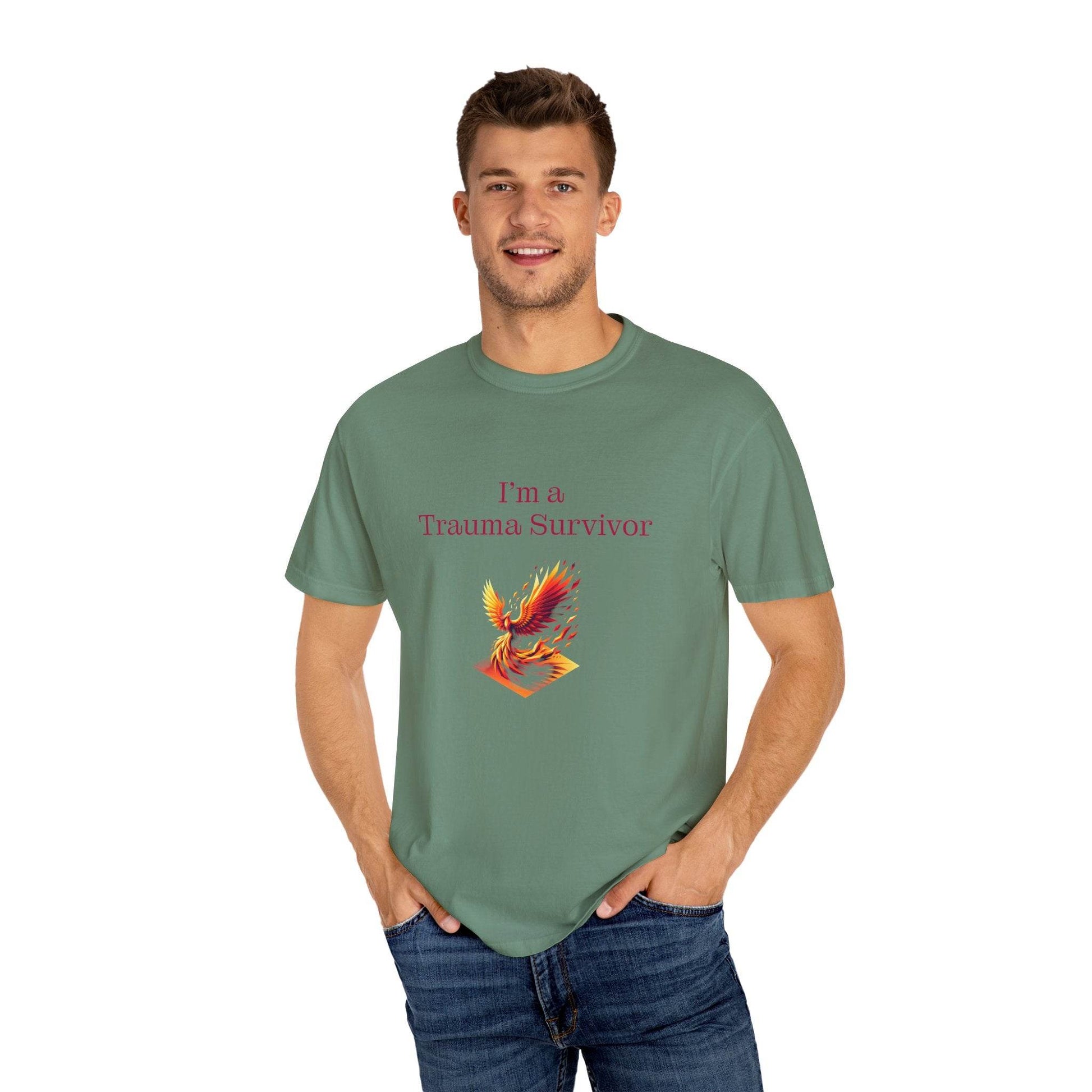 Trauma Survivor Unisex T-Shirt - Empowering Tee for Healthcare Awareness - The Dreamer's Bookshop.