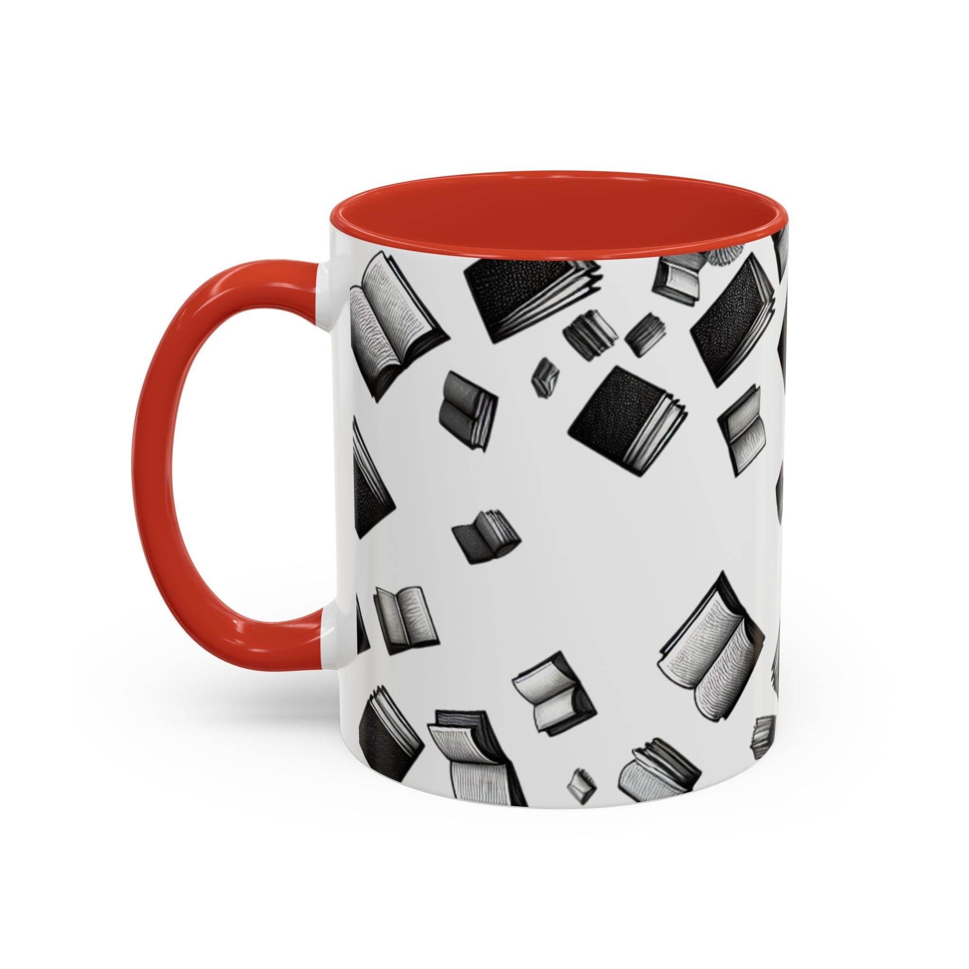 Books on My Mind Accent Coffee Mug - Perfect for Book Lovers - The Dreamer's Bookshop.