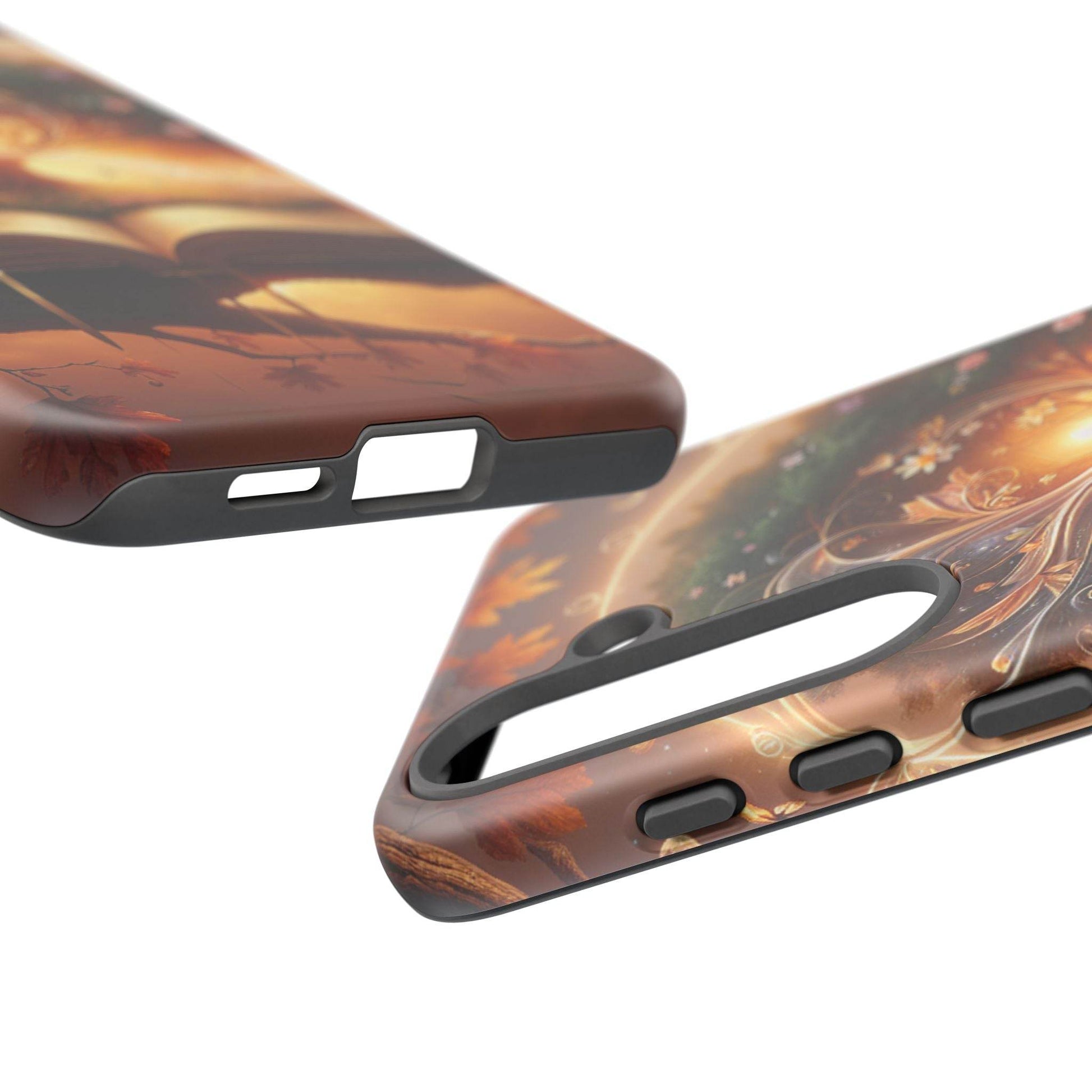 Nature-Inspired iPhone & Samsung Phone Case with Tree of Life Design - The Dreamer's Bookshop.