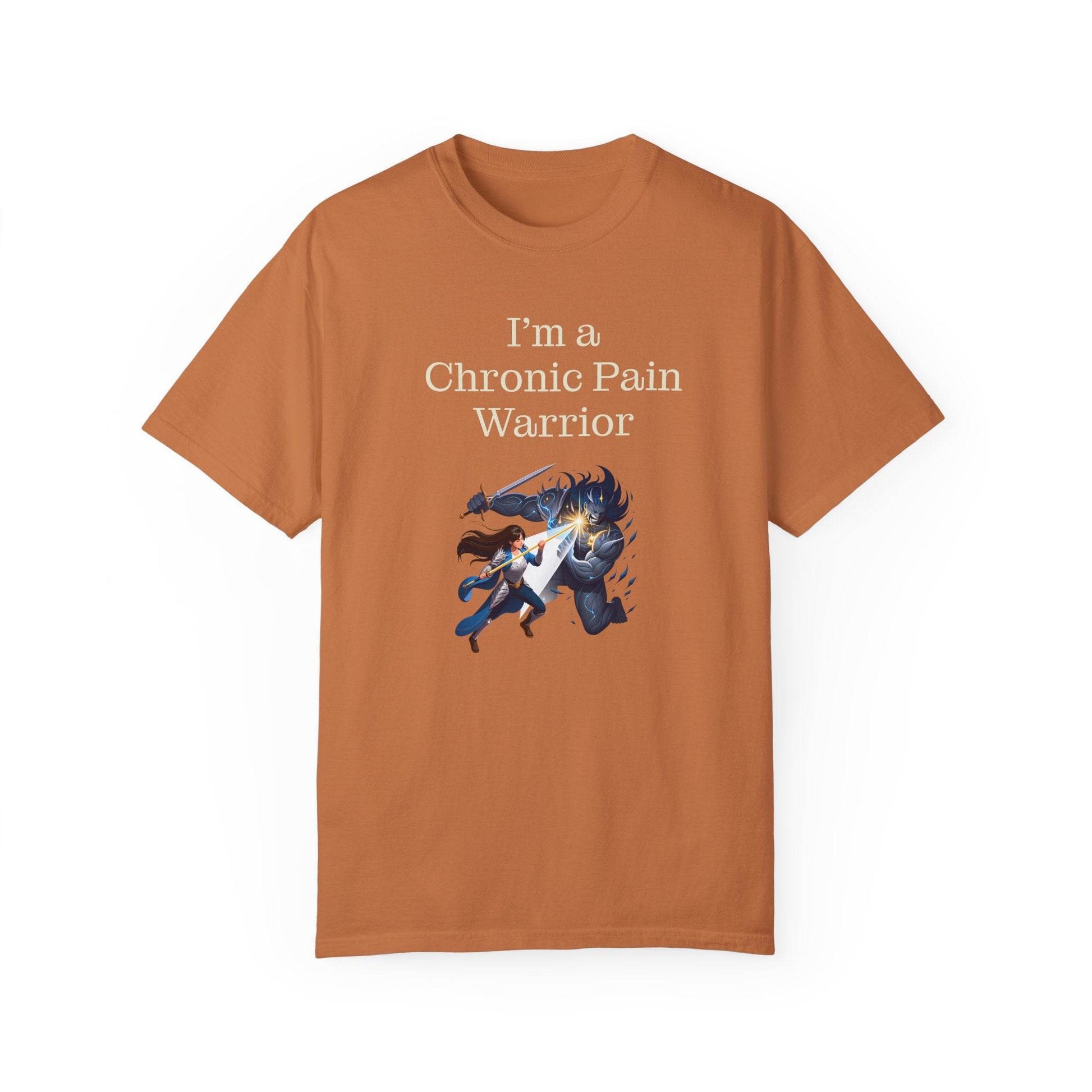 Chronic Pain Warrior Unisex T-Shirt - Empowering Tee for Healthcare Awareness - The Dreamer's Bookshop.