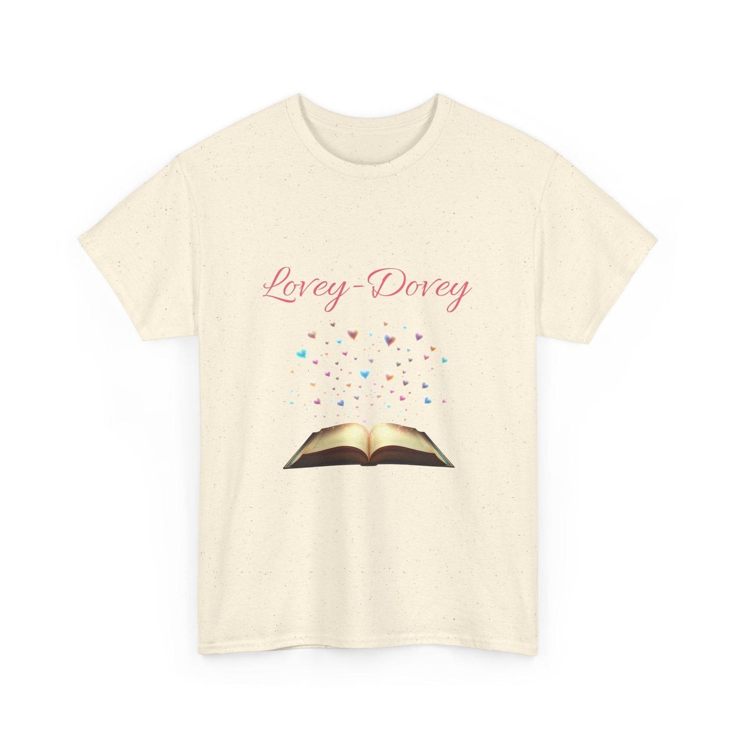 Lovey-Dovey - Graphic Tee - Unisex Heavy Cotton T-Shirt for Book Lovers - The Dreamer's Bookshop.