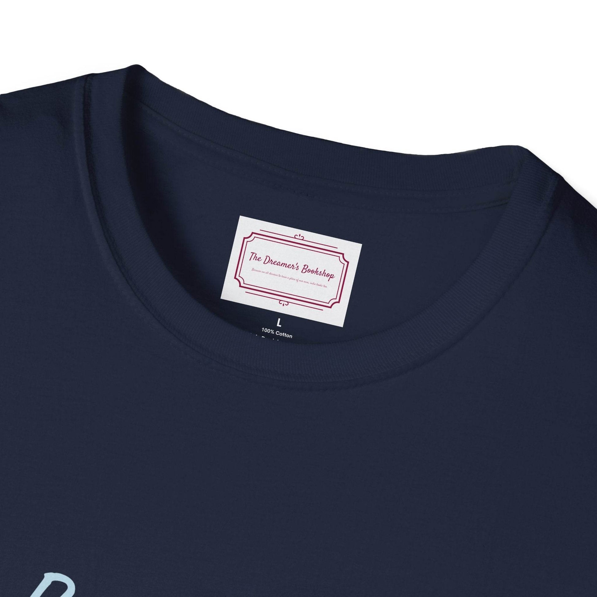 Books Are Reflection Unisex Softstyle T-Shirt - Literary Quote Tee - The Dreamer's Bookshop.