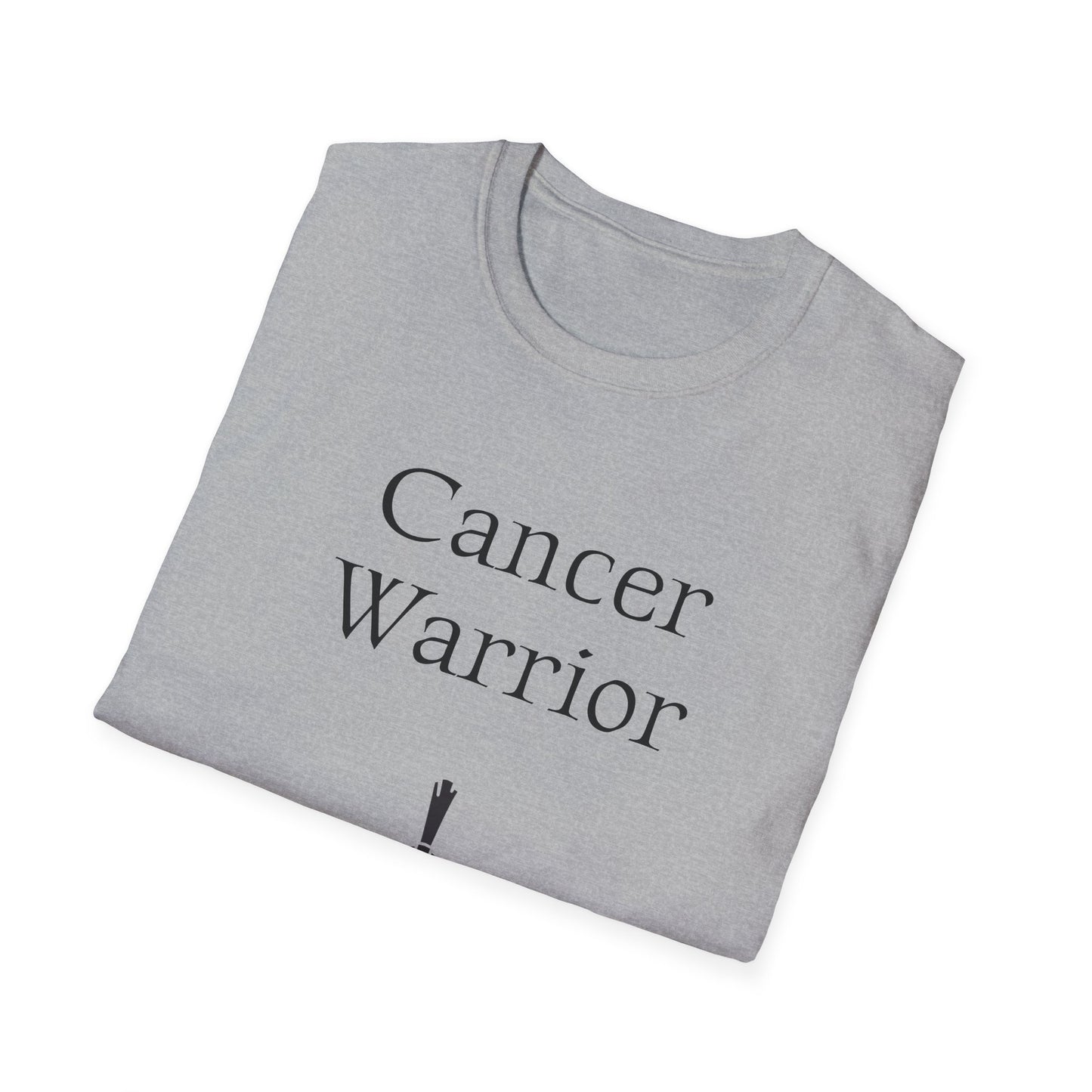 Cancer Warrior Unisex Softstyle T-Shirt - Empowering Battle for Women's Health