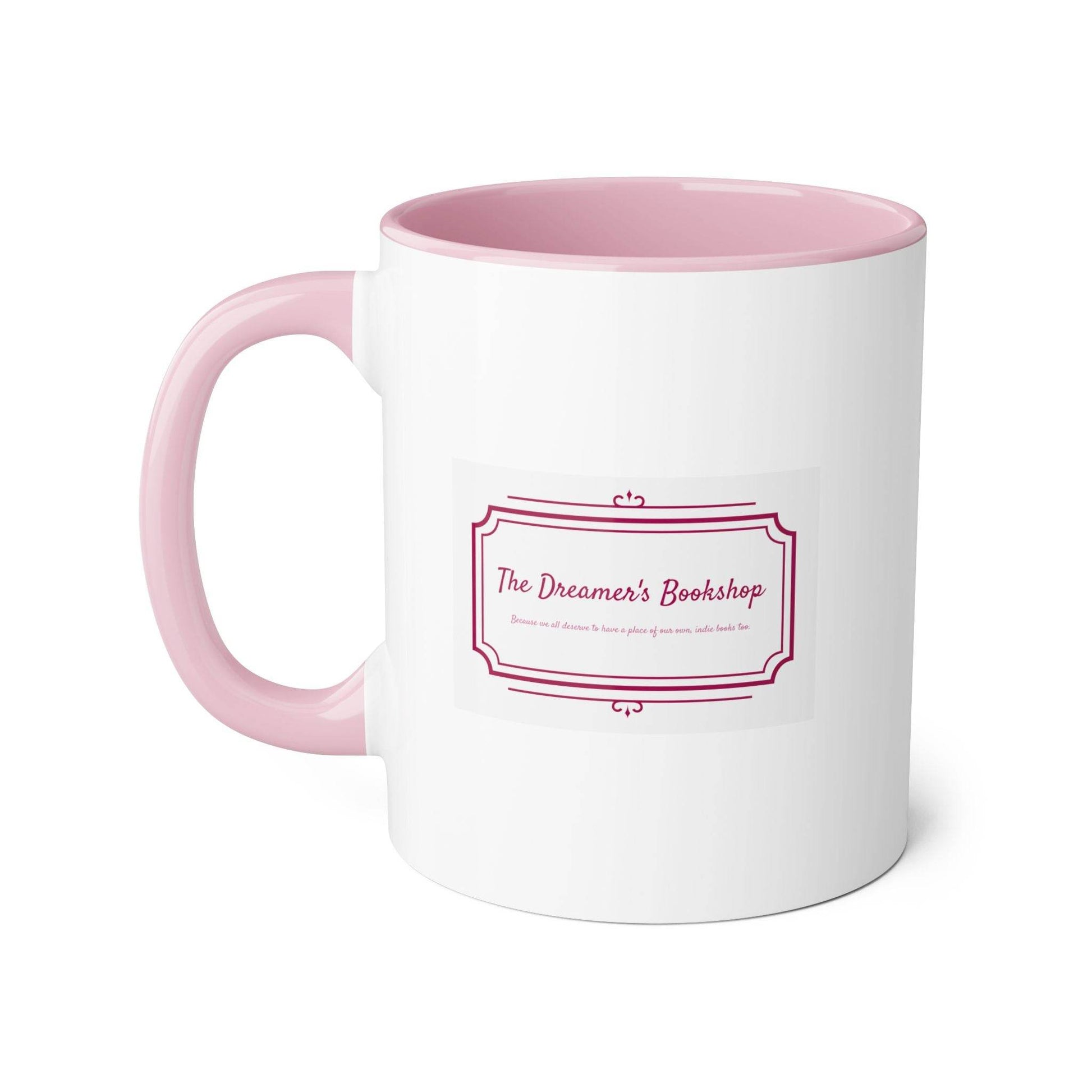 Dreamer's Bookshop Accent Mug - 11oz Coffee Cup for Readers & Book Lovers - The Dreamer's Bookshop.