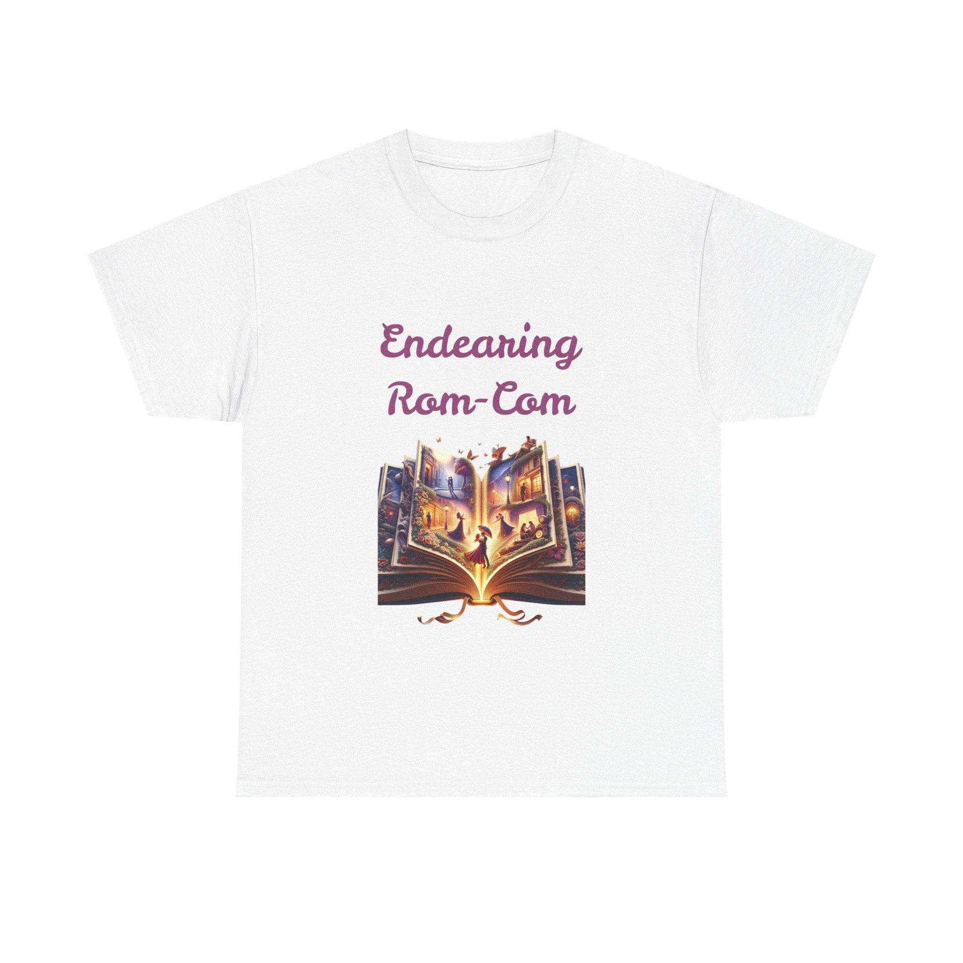 Endearing - Unisex Heavy Cotton Tee - Rom-Com Books - The Dreamer's Bookshop.