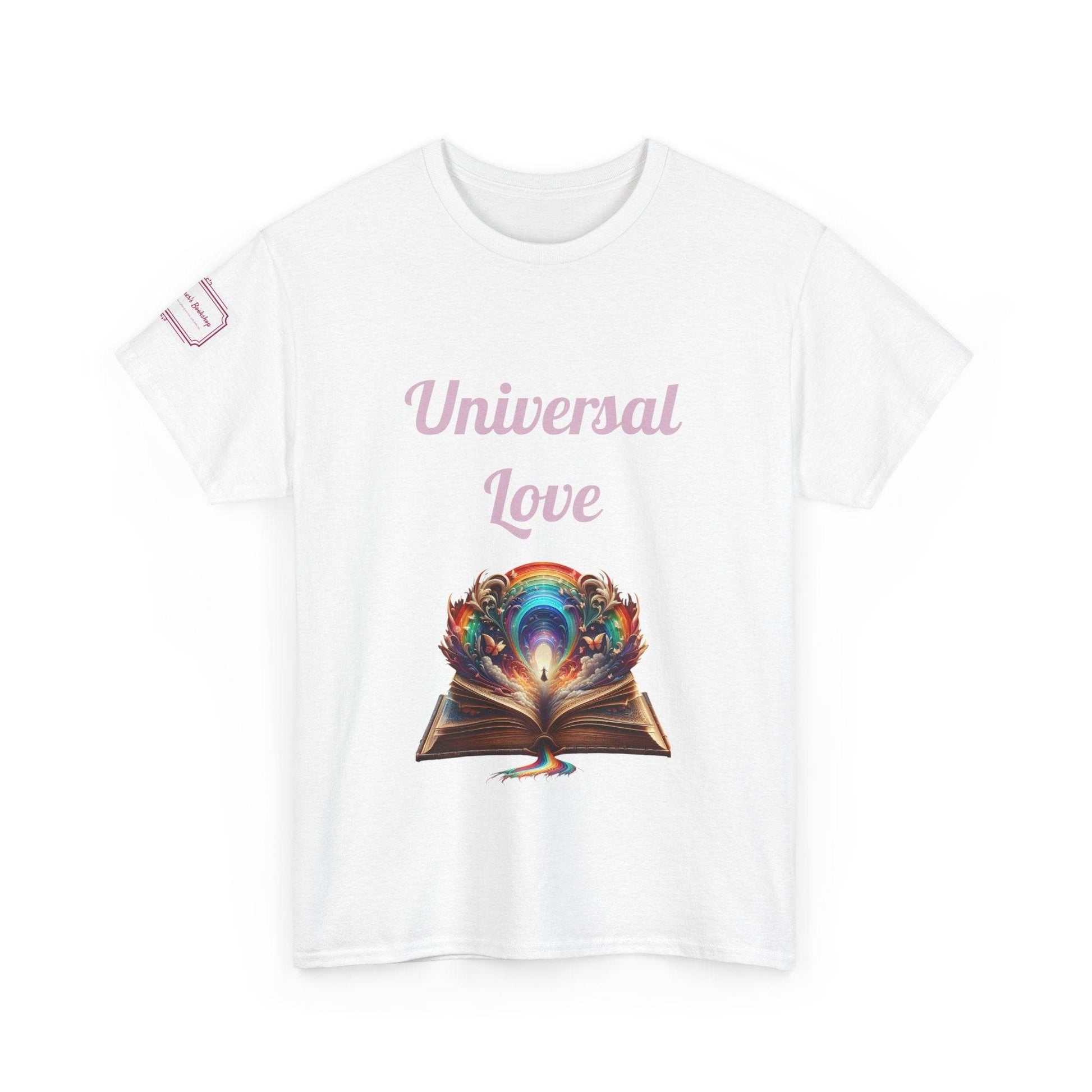 Universal Love - Graphic Unisex Heavy Cotton Tee - Queer Romance Books - The Dreamer's Bookshop.