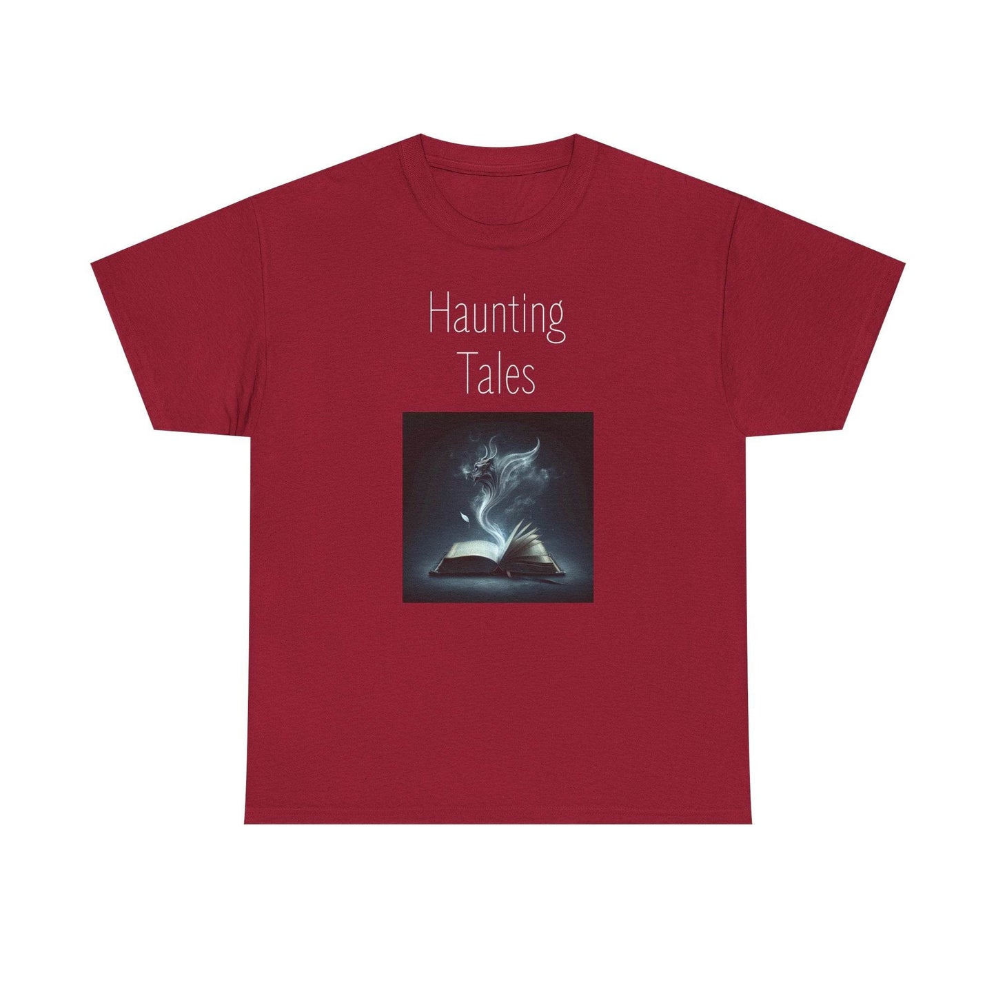 Haunting Tales - A Unisex Heavy Cotton Tee - Perfect Gift for Book Lovers - The Dreamer's Bookshop.