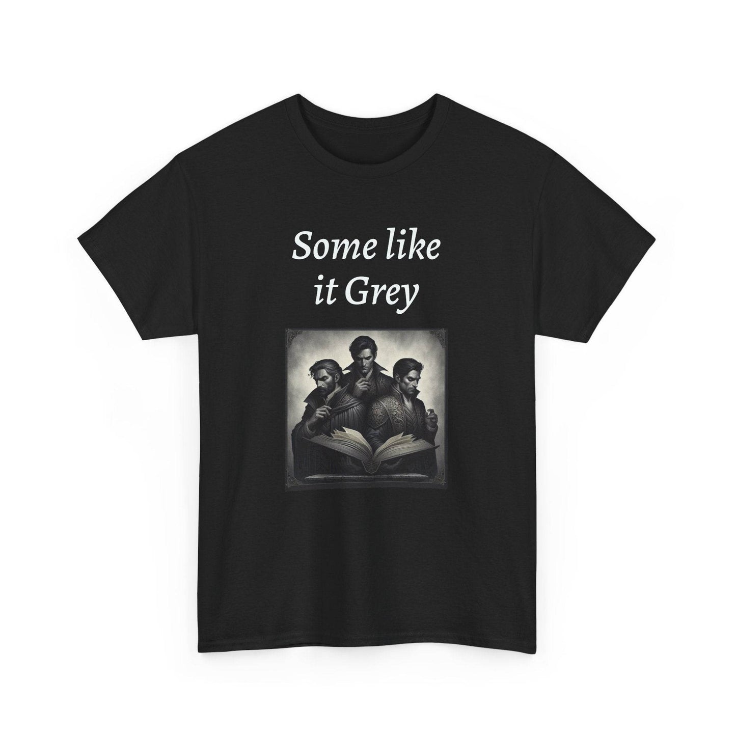 Like it Grey - Graphic Tee - Unisex Heavy Cotton T-Shirt for Book Lovers - The Dreamer's Bookshop.