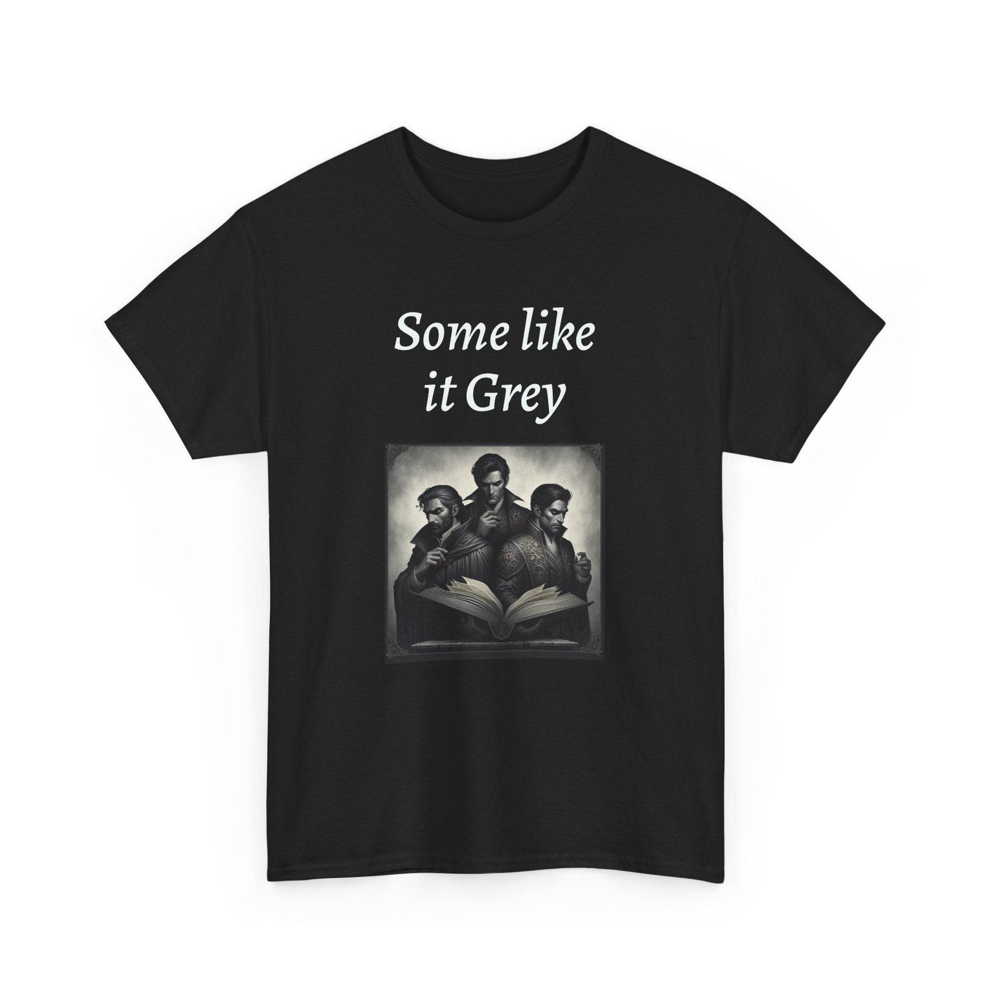 Like it Grey - Graphic Tee - Unisex Heavy Cotton T-Shirt for Book Lovers - The Dreamer's Bookshop.