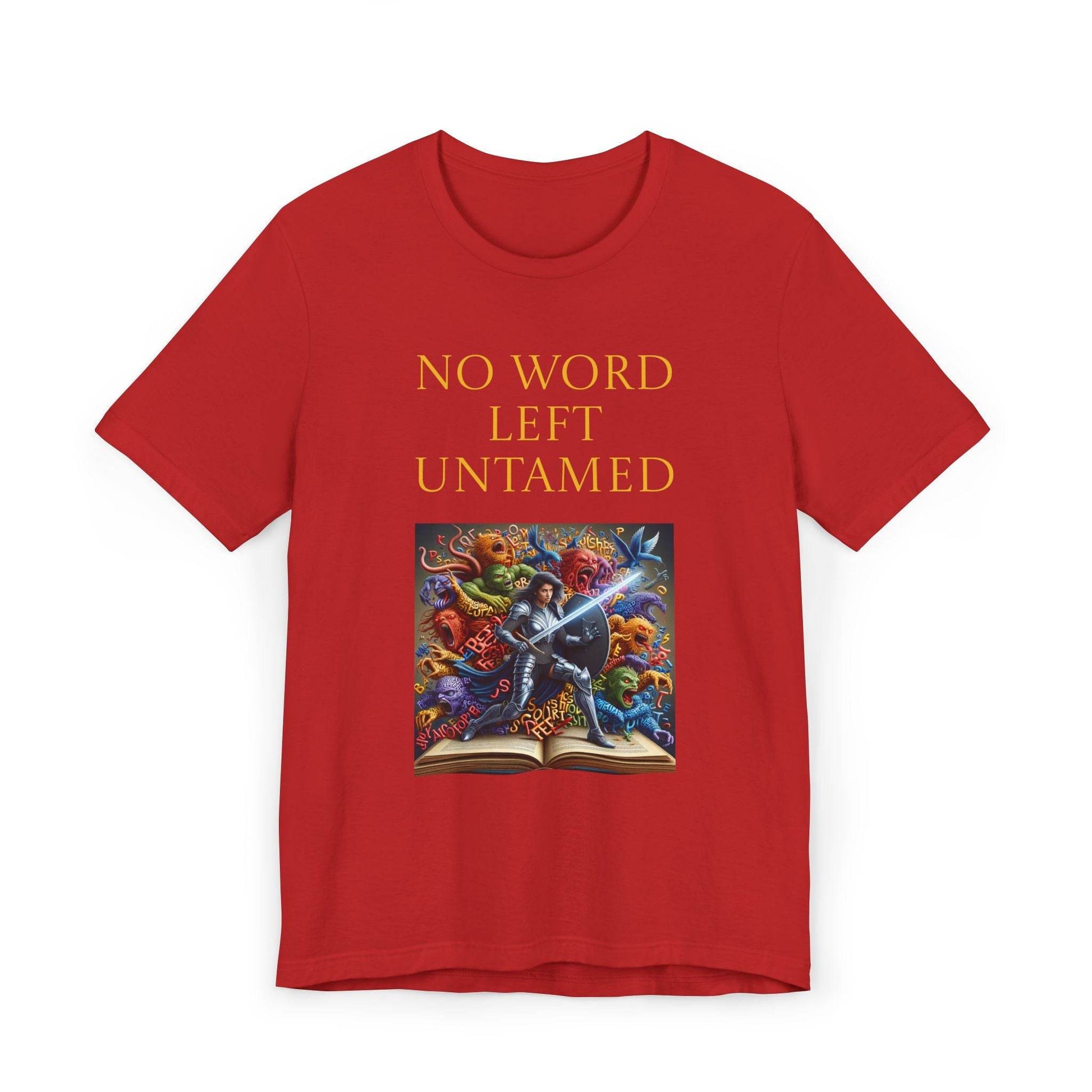 Unisex Jersey T-Shirt - No Word - The Dreamer's Bookshop.