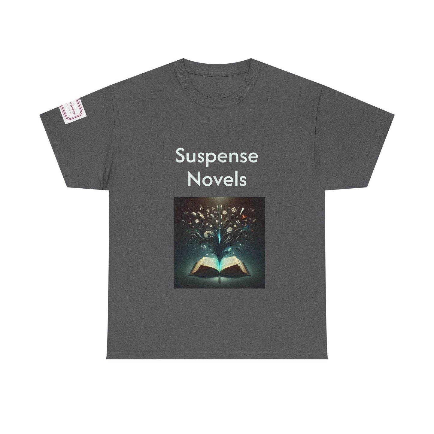 Fiction - Graphic Unisex Heavy Cotton Tee - Suspense Novels - The Dreamer's Bookshop.