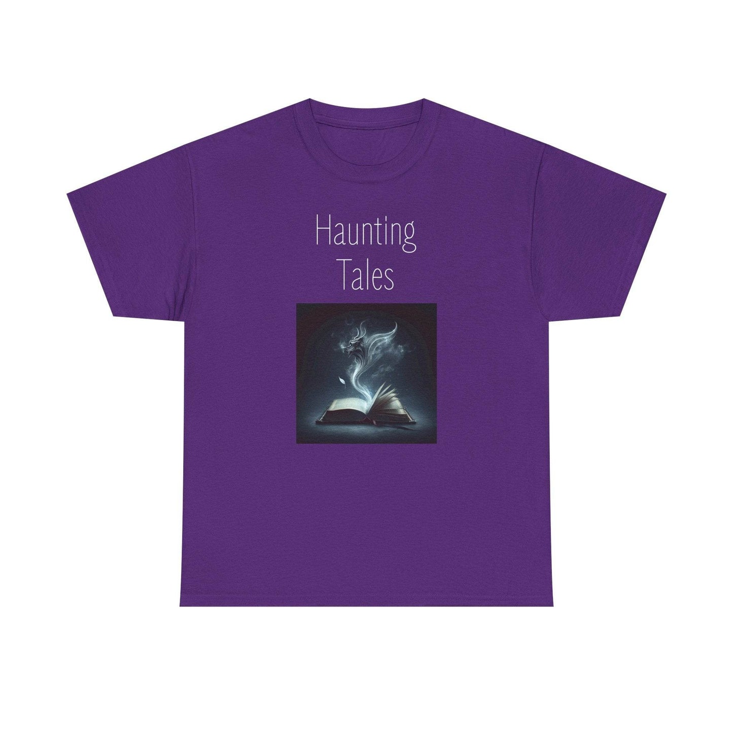 Haunting Tales - A Unisex Heavy Cotton Tee - Perfect Gift for Book Lovers - The Dreamer's Bookshop.