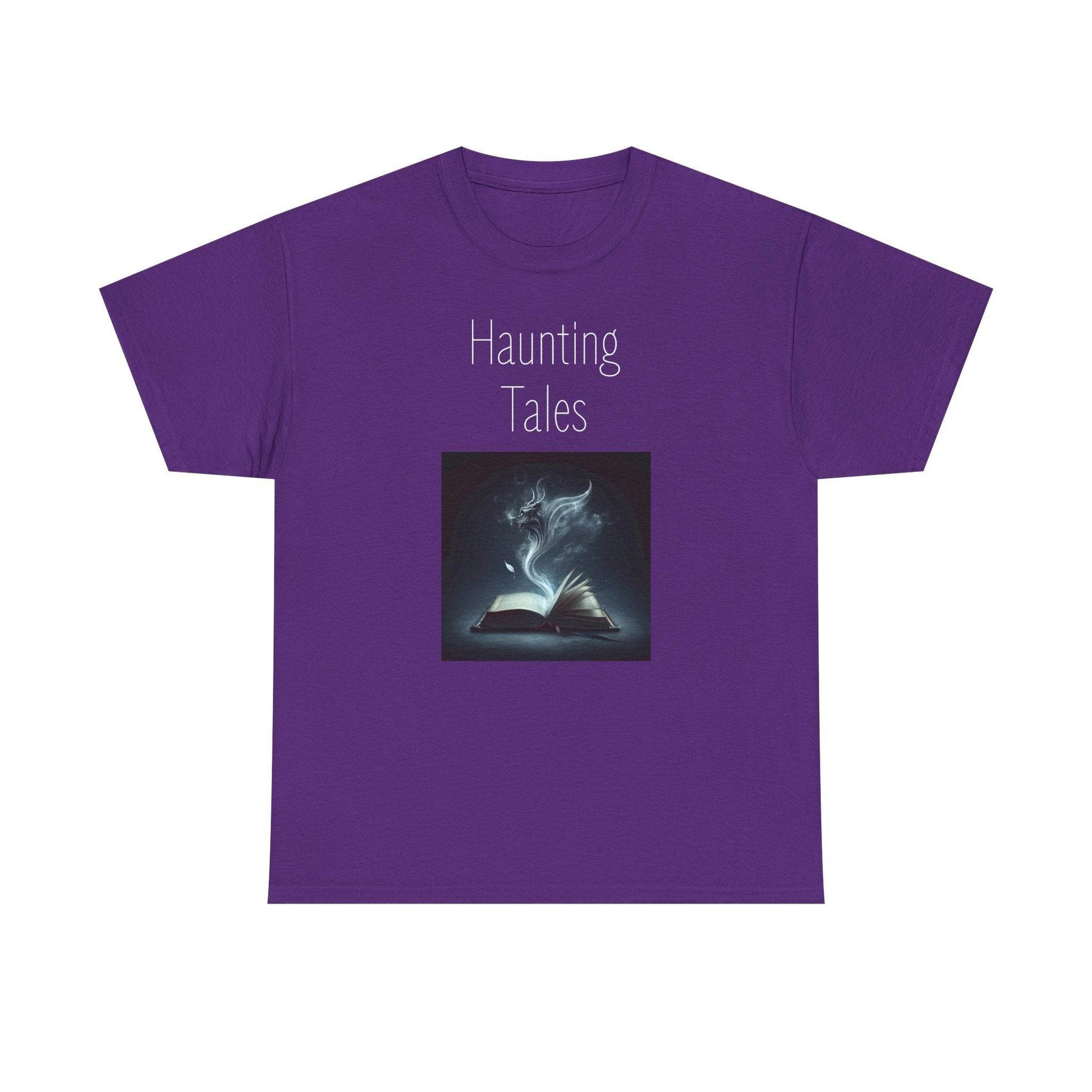 Haunting Tales - A Unisex Heavy Cotton Tee - Perfect Gift for Book Lovers - The Dreamer's Bookshop.